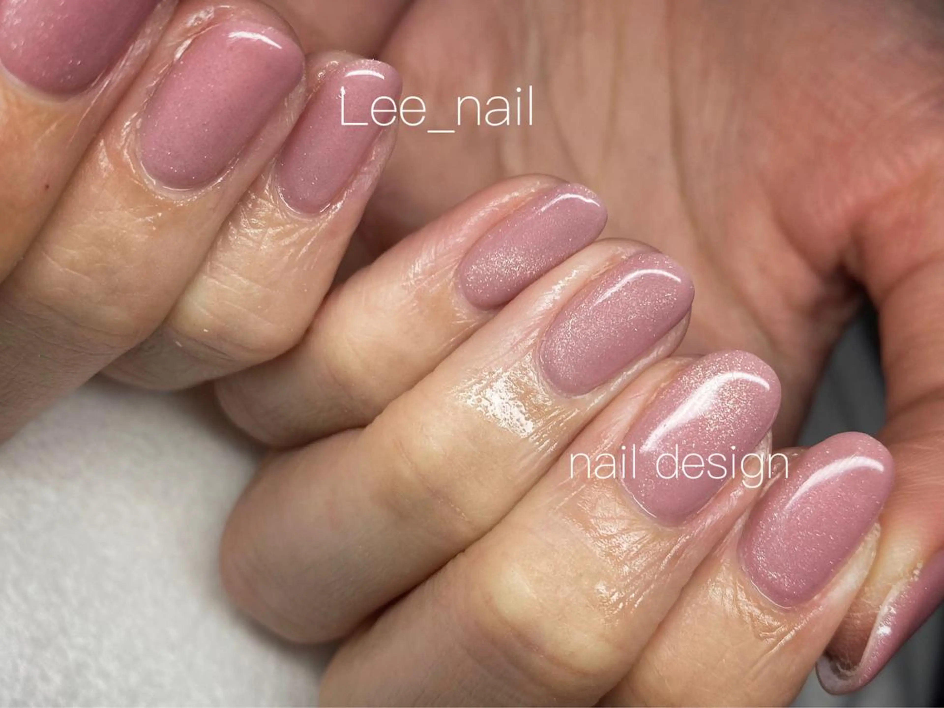 ネイル マグネットネイル ハンドネイル Lee_ nailのネイルデザイン