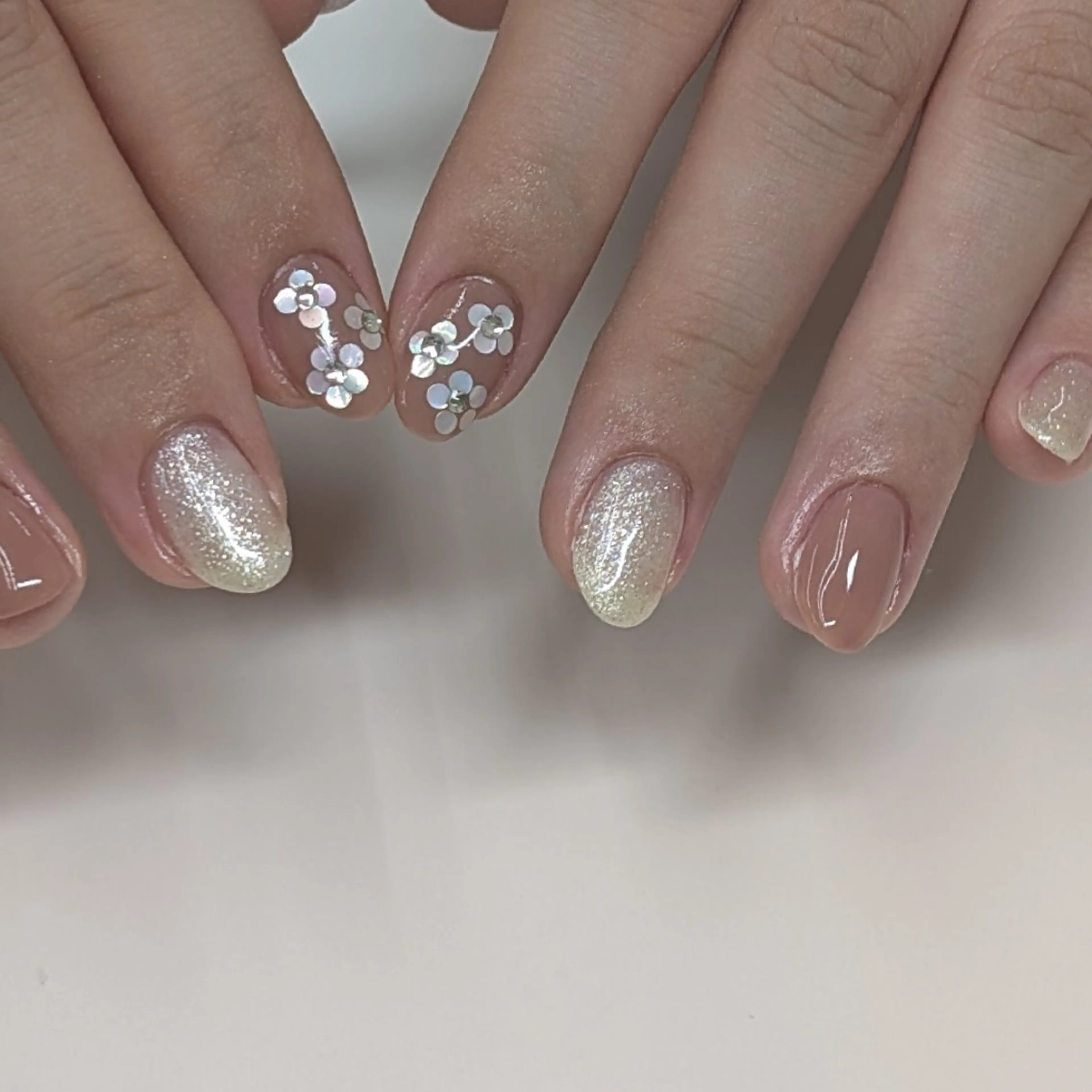 ネイル 春ネイル ハンドネイル ネイルサロン Amie　〜アミ〜所属・ᑎᗩIᒪ｜ᗰIᗰI｜ _५✍️Satou.のネイルデザイン