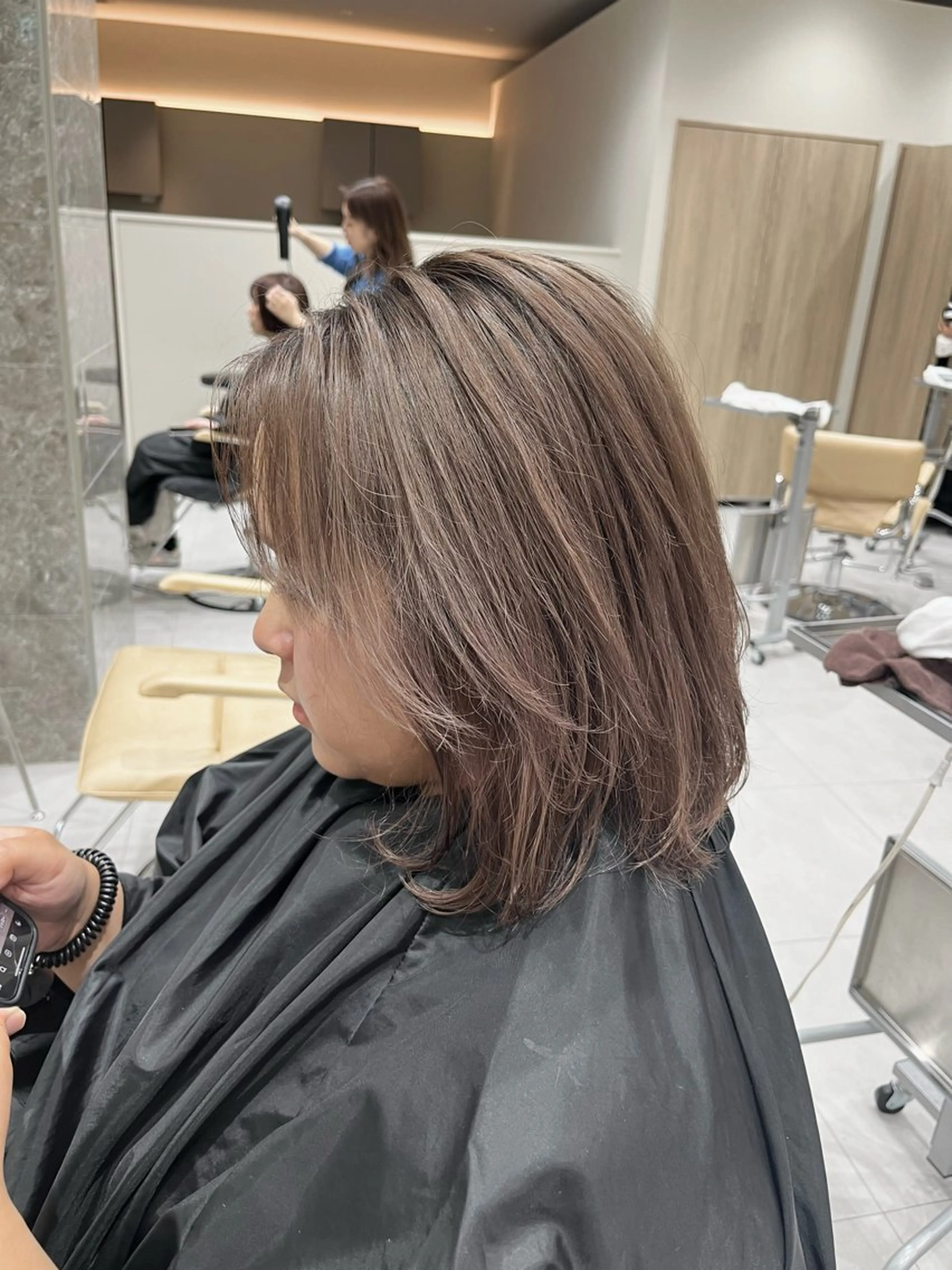 ミディアム カラー カット ヘアカラー バレイヤージュ/ヘア アレンジ/shionのヘアスタイル