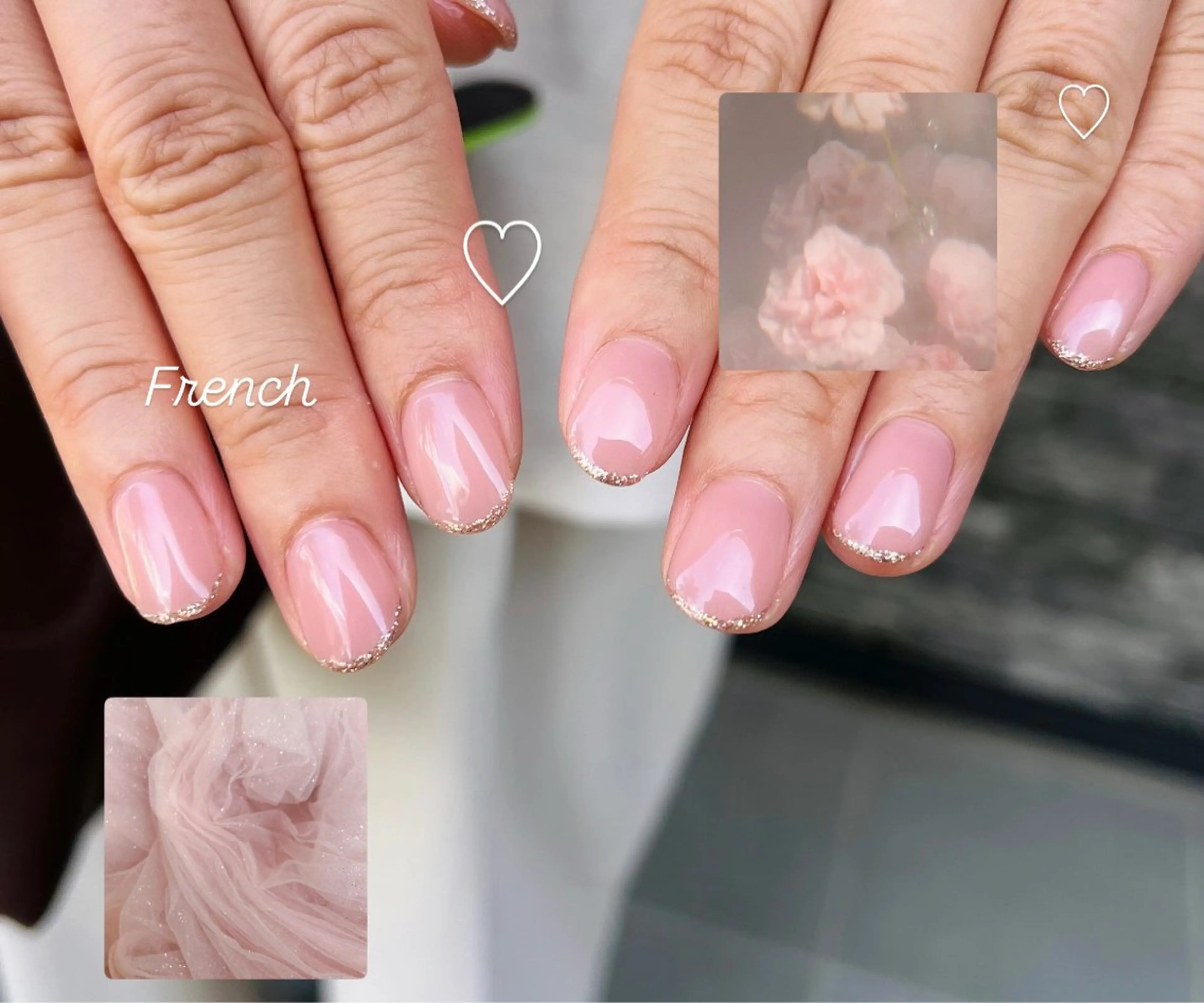 ネイル フレンチネイル ハンドネイル HazeGrass NAILのネイルデザイン