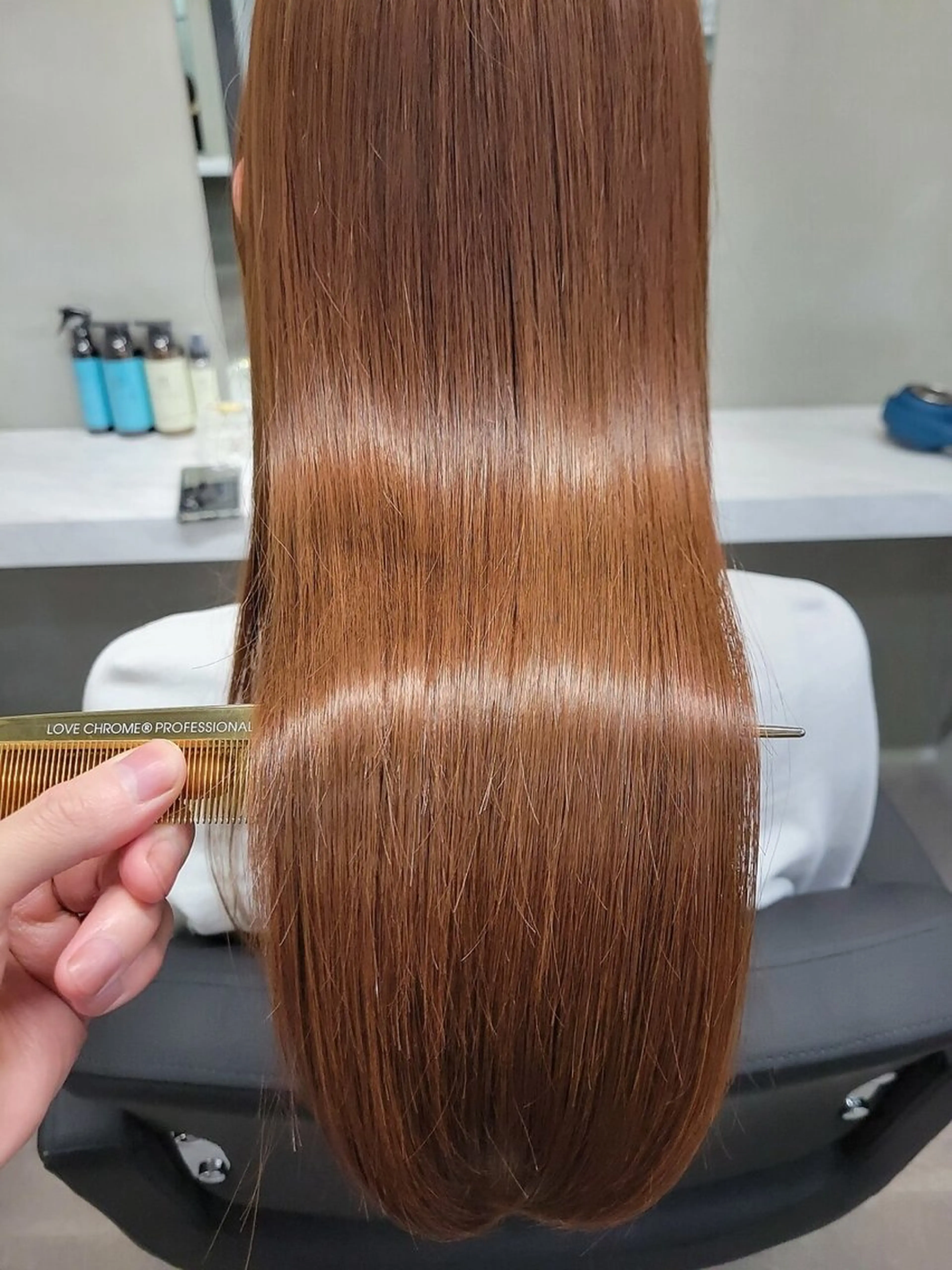 【当店限定☆】パーソナル小顔カット+透明感カラー+最浸透TOKIOトリートメント ¥11000の写真