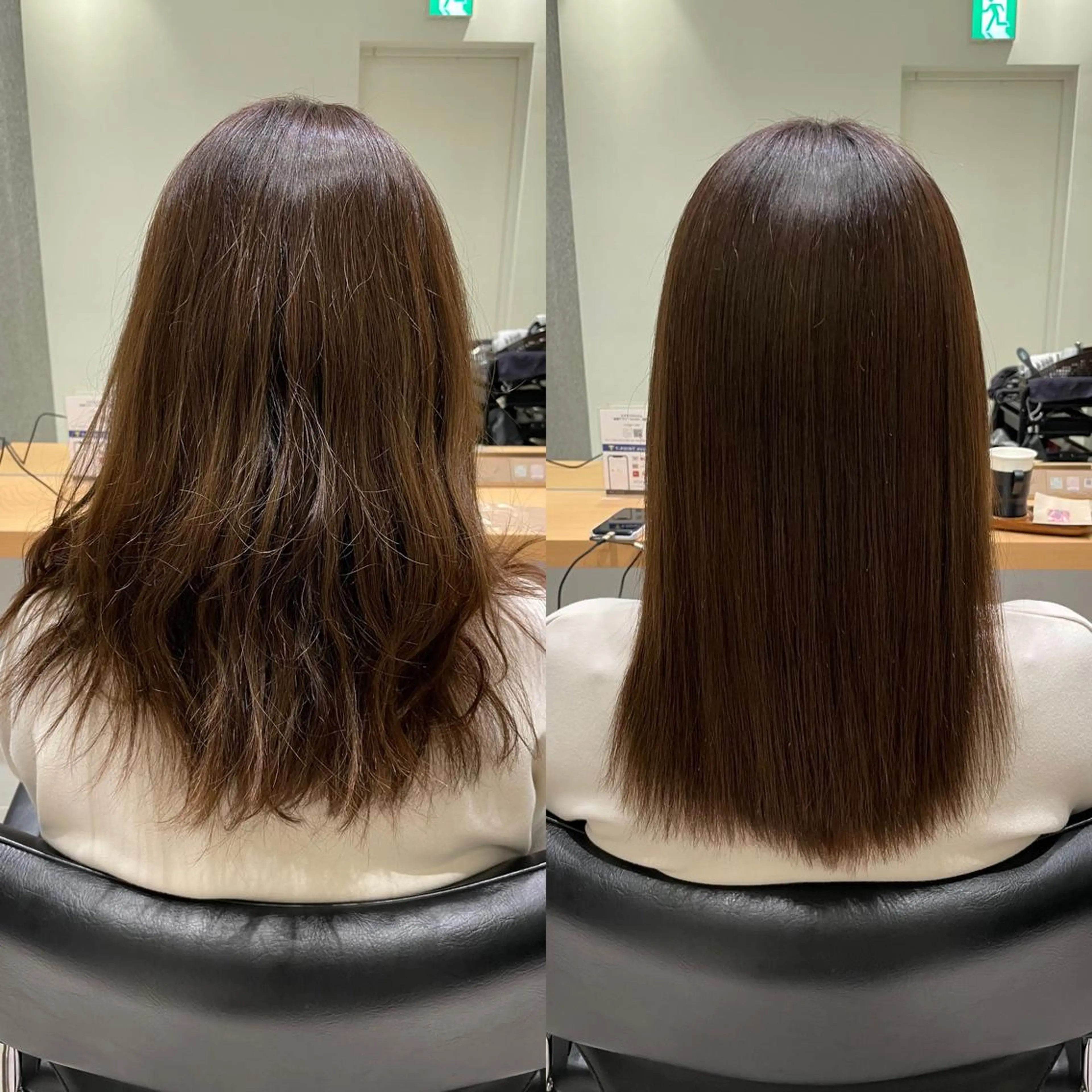 セミロング 髪質改善 トリートメント 酸熱トリートメント 髪質改善ヘアケア 艶髪特化/上田のヘアスタイル