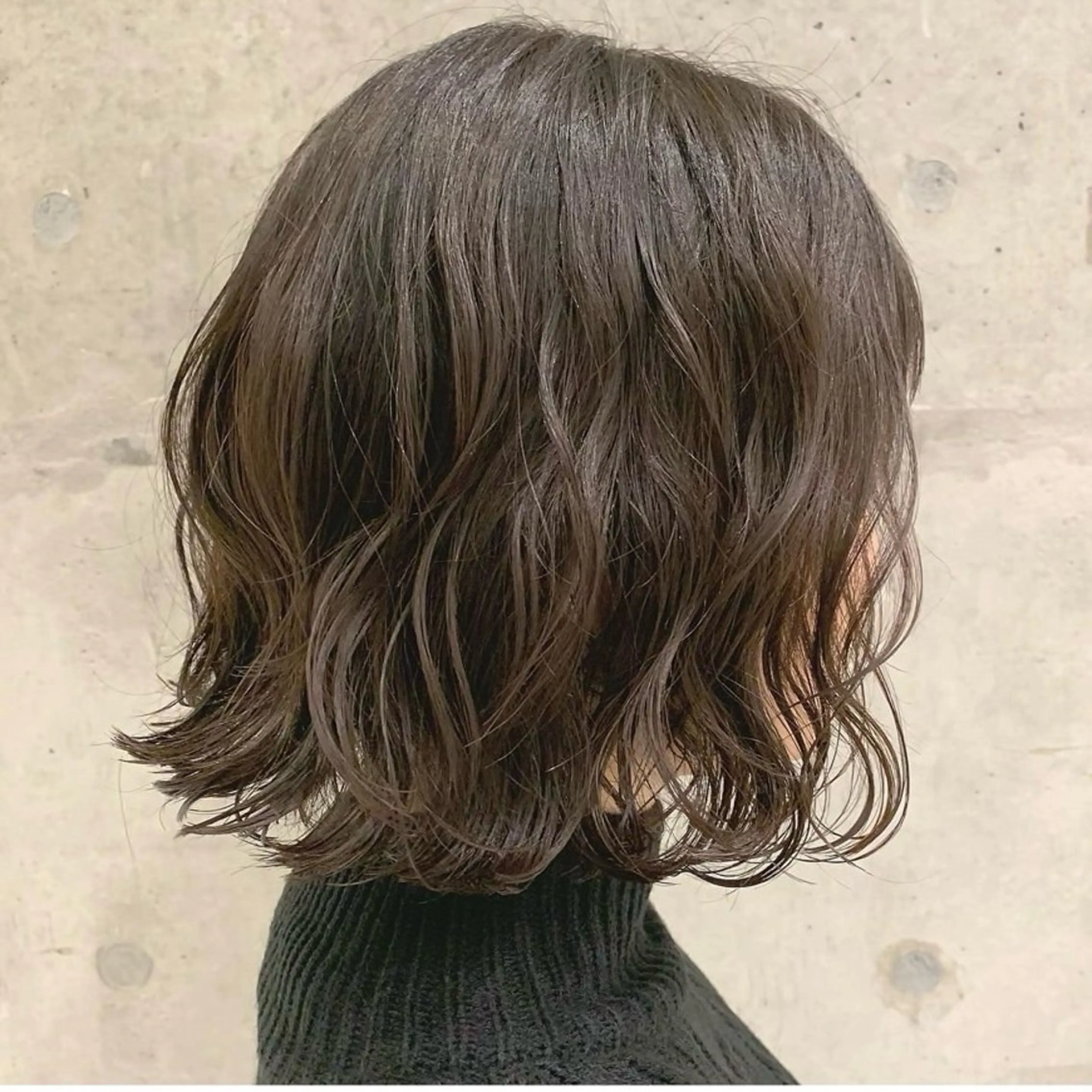 ミディアム ミディアムパーマ 今だけカット無料✨ 表参道美容師　井出光のヘアスタイル