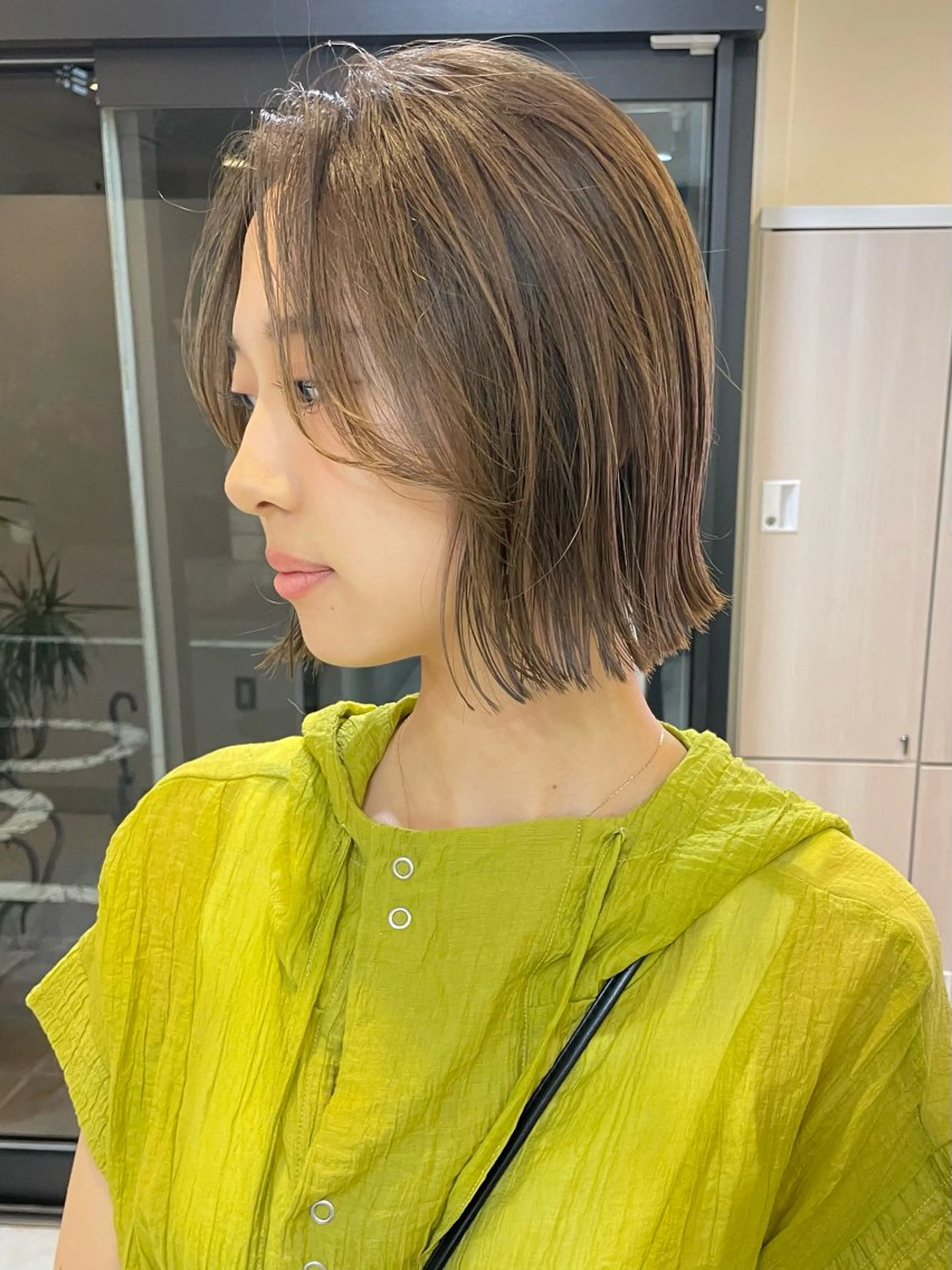 ショート 切りっぱなしボブ アッシュ ボブ カット 【ボブ/個室サロン】 癒し空間mimuraのヘアスタイル