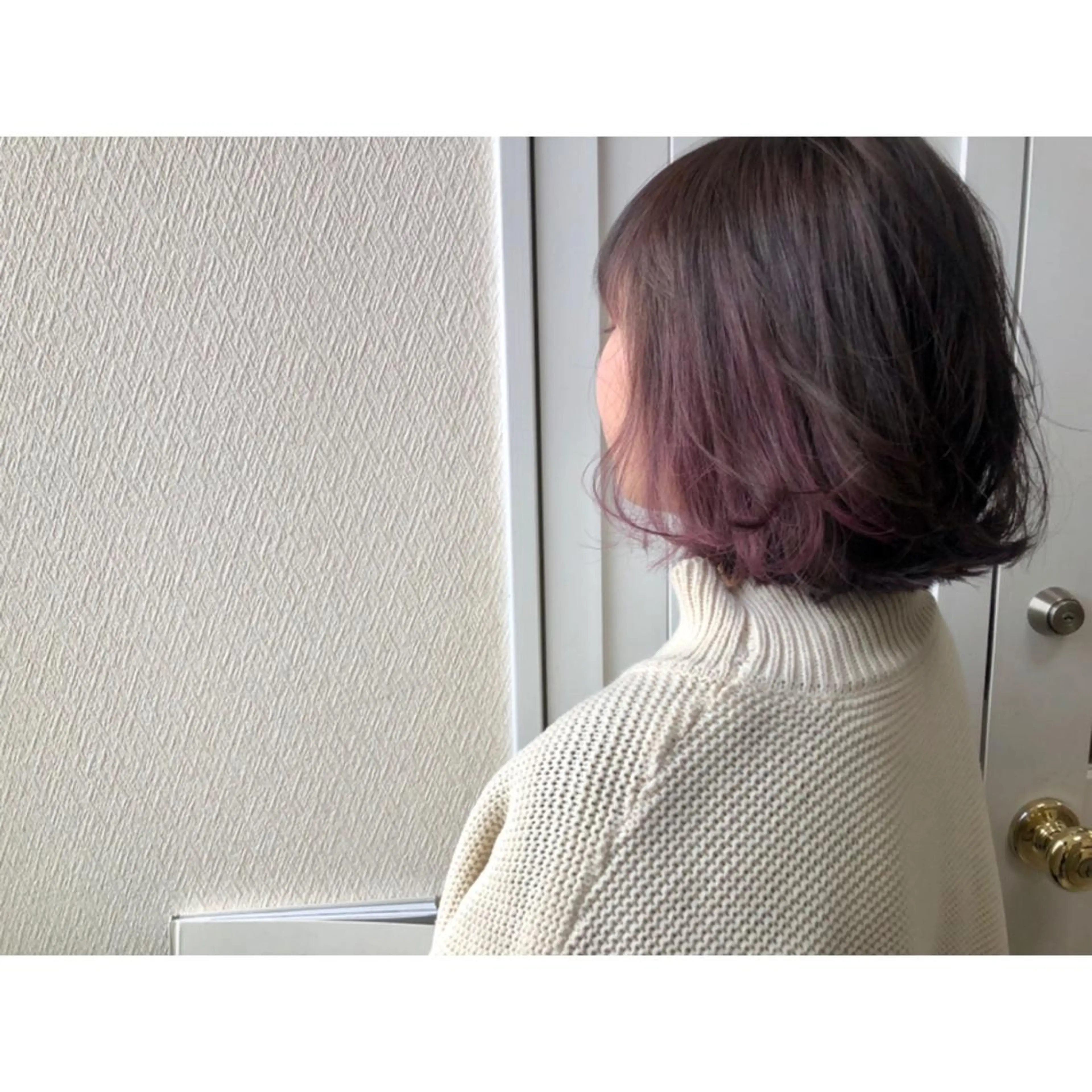 ミディアム カラー インナーカラー 江上拓郎/ショート /酸性ストレートのヘアスタイル