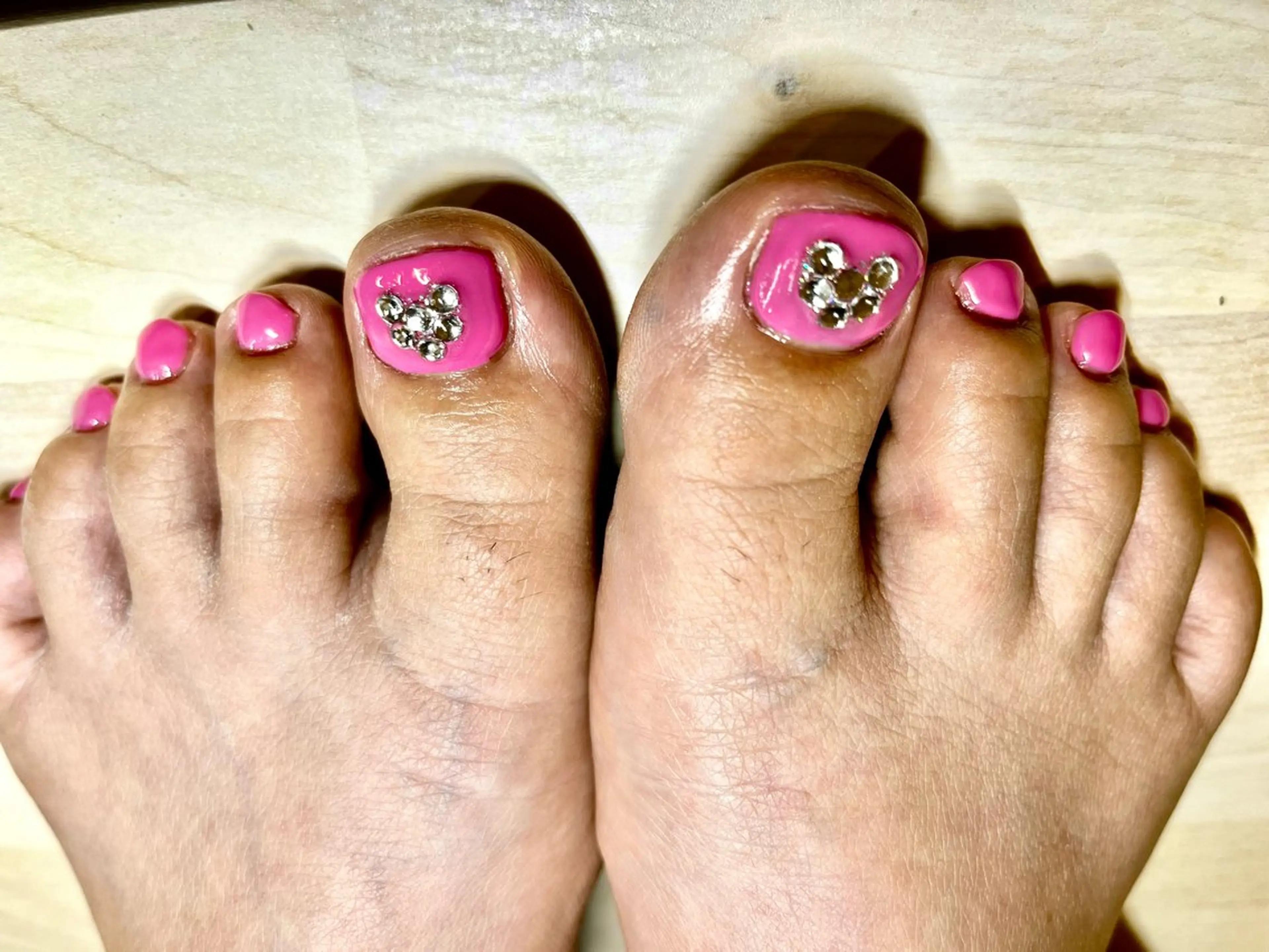 ネイル ハート キラキラネイル T Yumikoのネイルデザイン