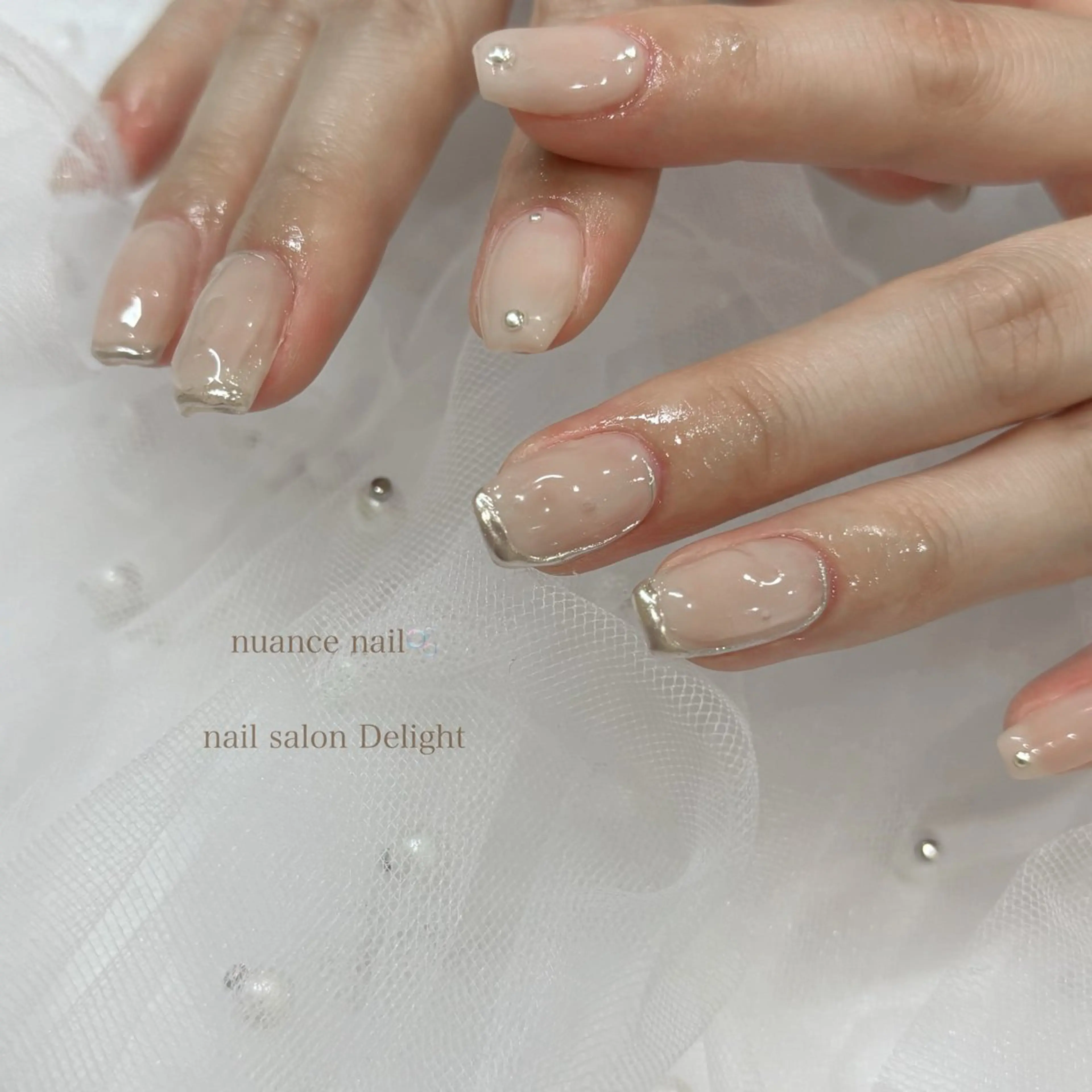 ネイル 持ち込み シンプルネイル 【Delight】 さやかのネイルデザイン