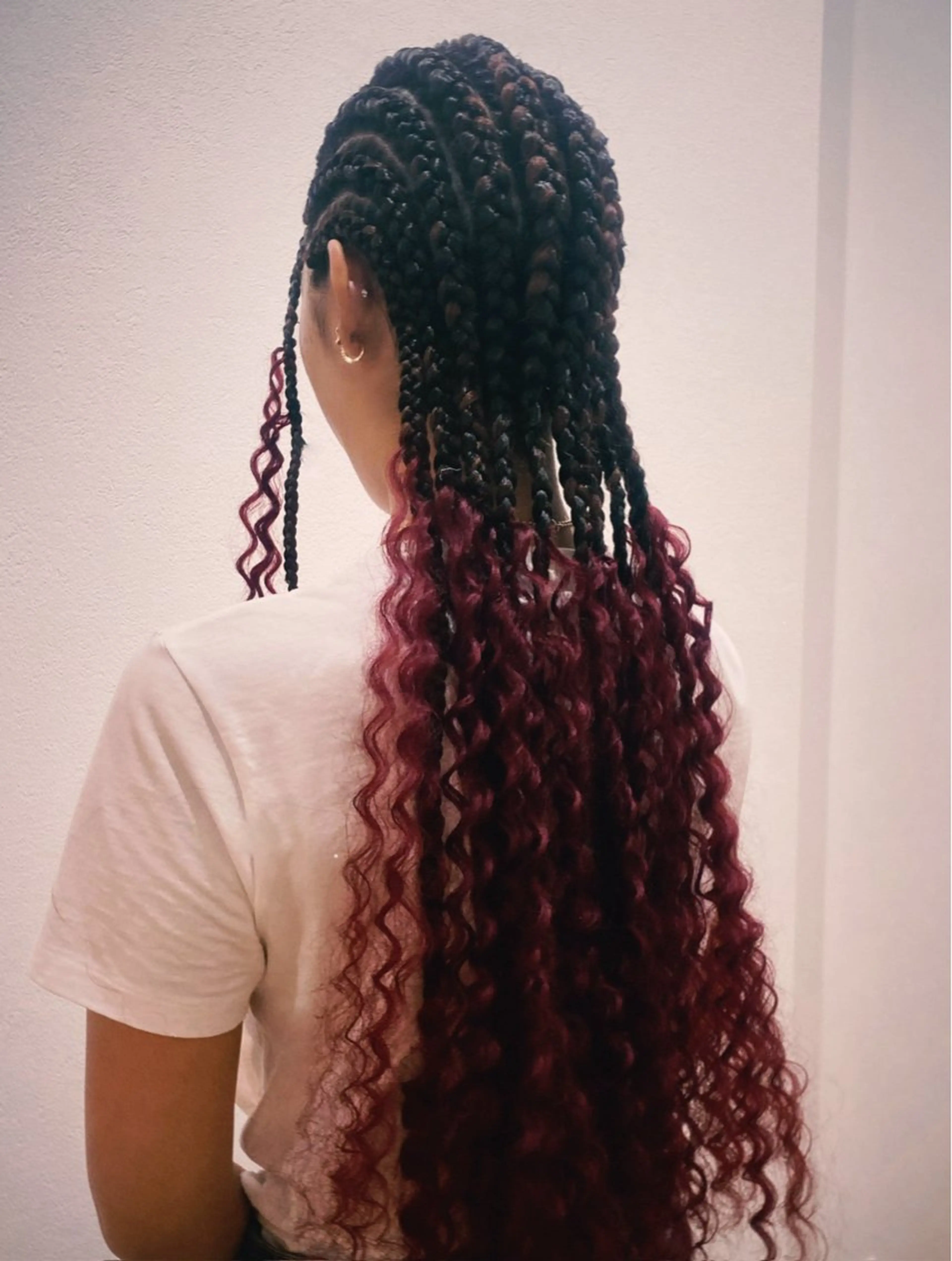 ロング ヘアアレンジ エクステ ヘアセット Repos by moi所属・RINA/特殊ヘア/ 高発色ワンカラーのヘアスタイル