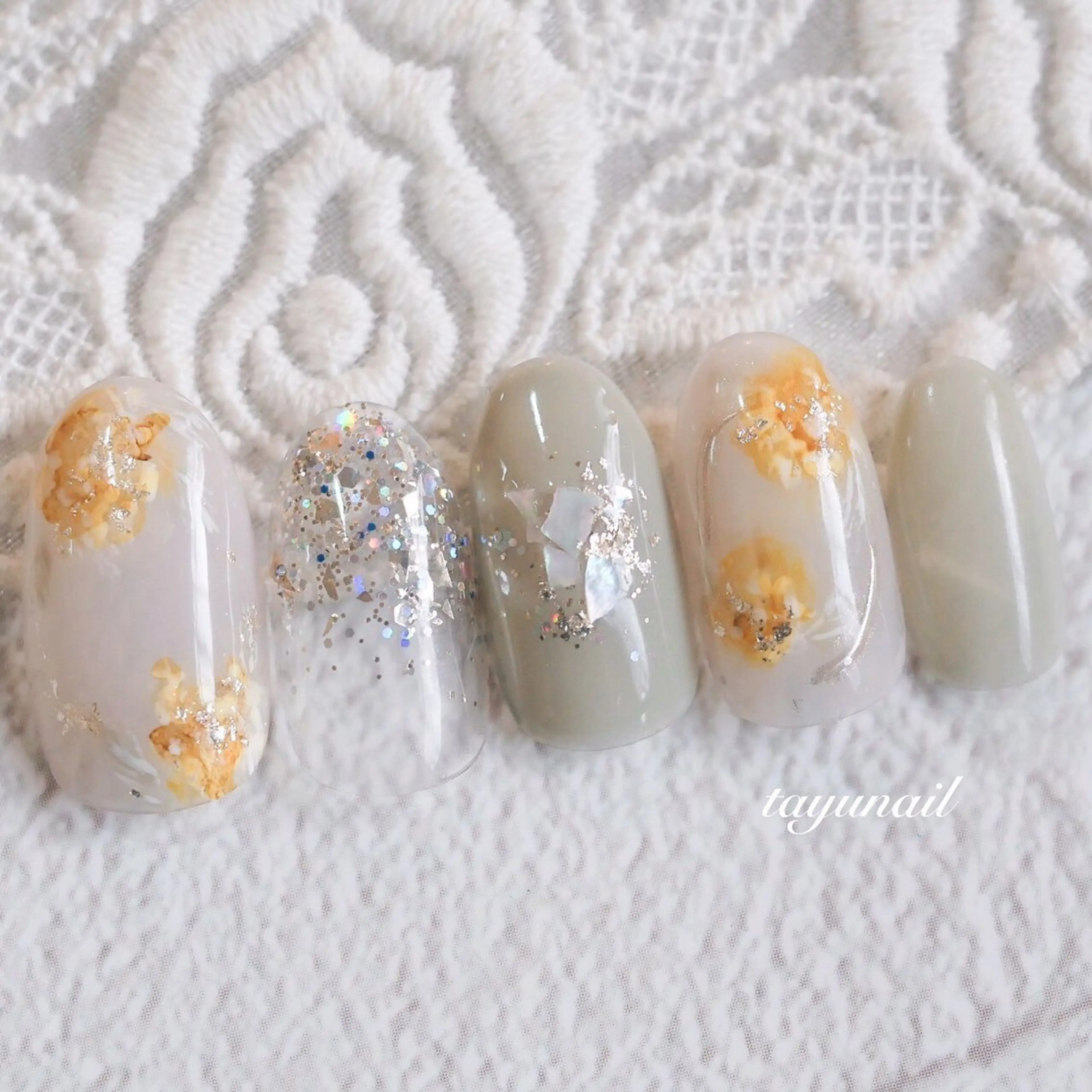 ネイル アートネイル ジェルネイル パラジェル 春ネイル ネイルサロン・ネイルスクール たゆnail所属・ネイルサロン 【たゆnail】のネイルデザイン