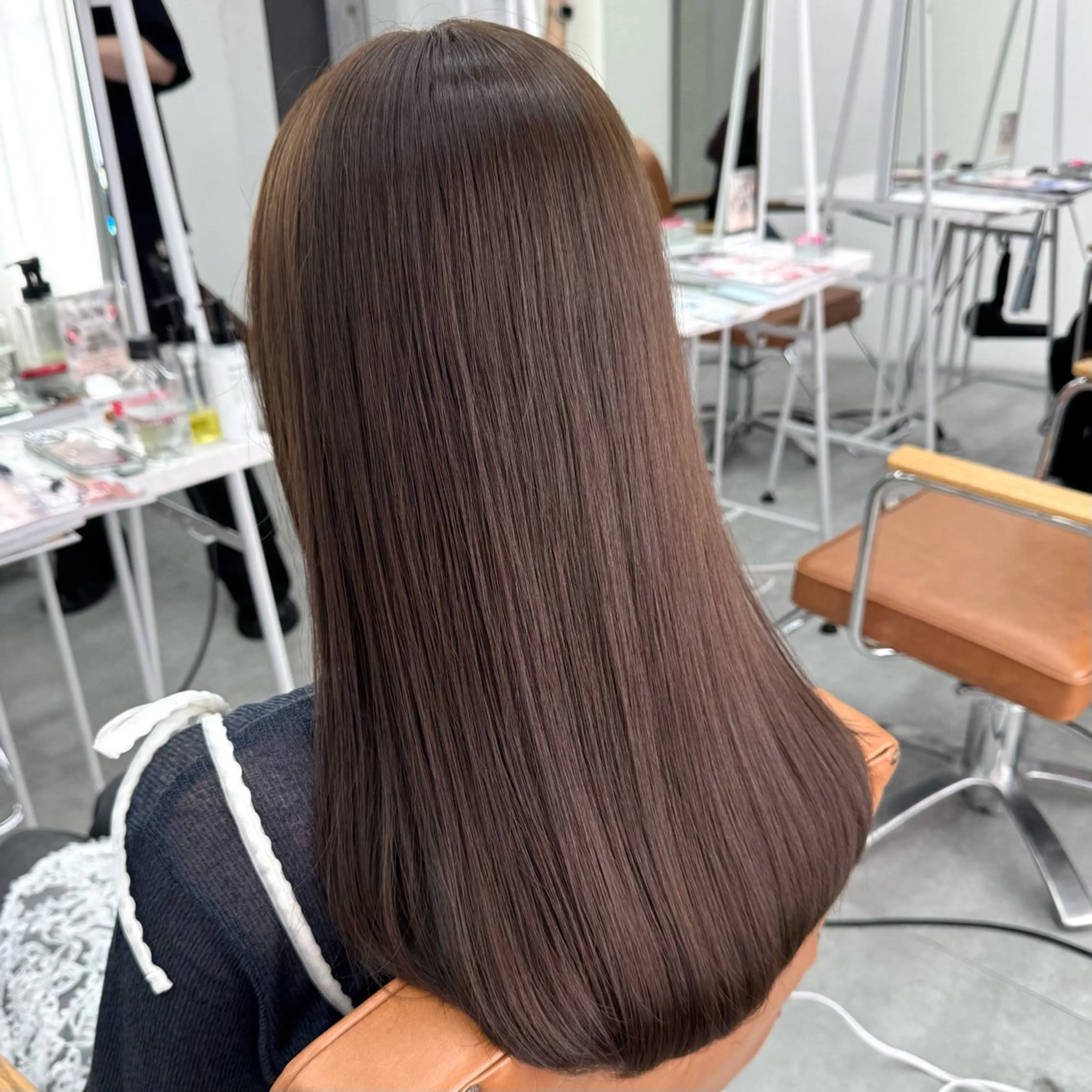 ロング カラー ヘアアレンジ ヘアカラー ブリーチなしカラー /ベージュ/安形翔のヘアスタイル