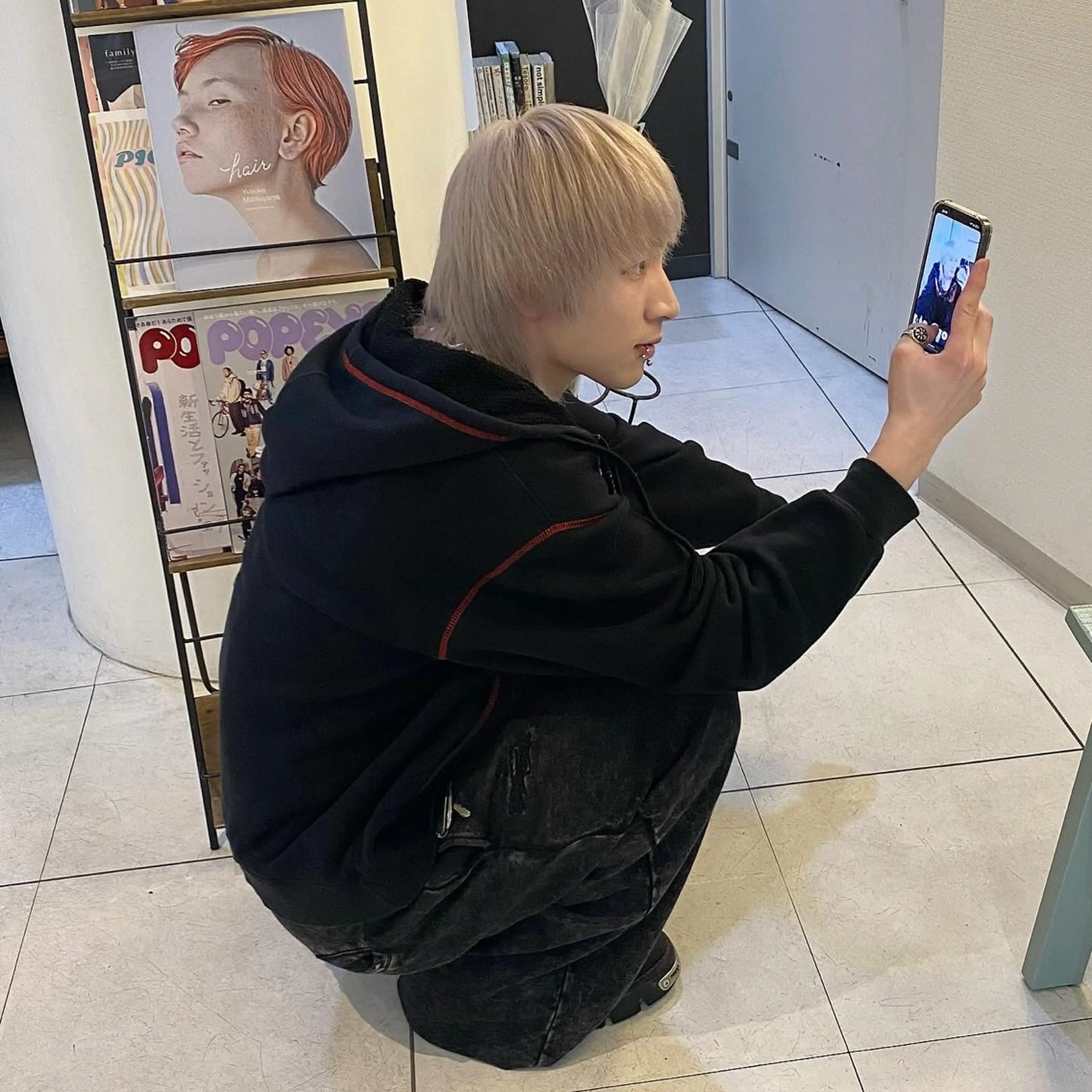 カラー メンズ ヘアカラー トリートメント mai / linoah˚✧のヘアスタイル