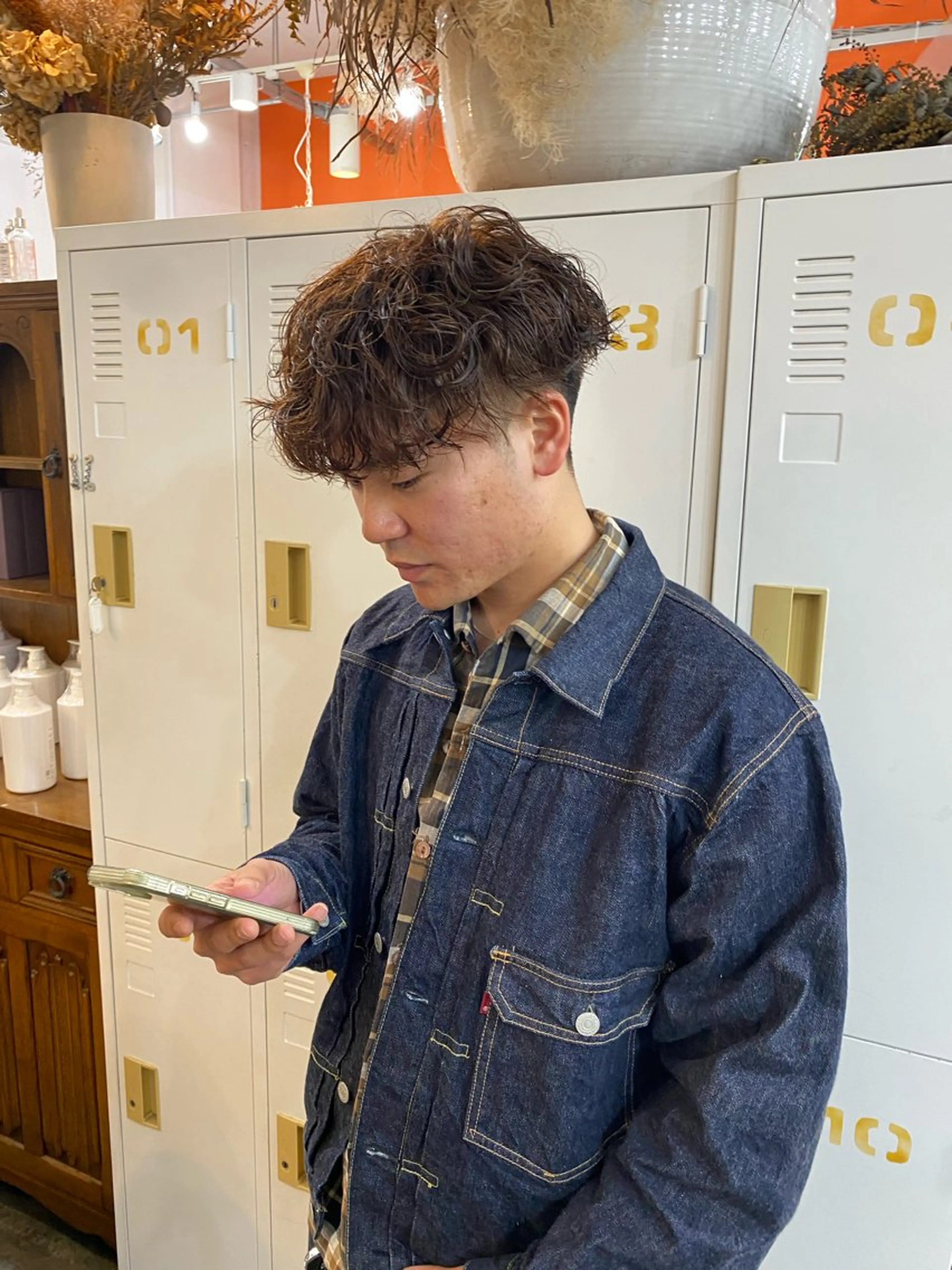 ショート カラー パーマ メンズ YURAGI🌿 SAKIのヘアスタイル