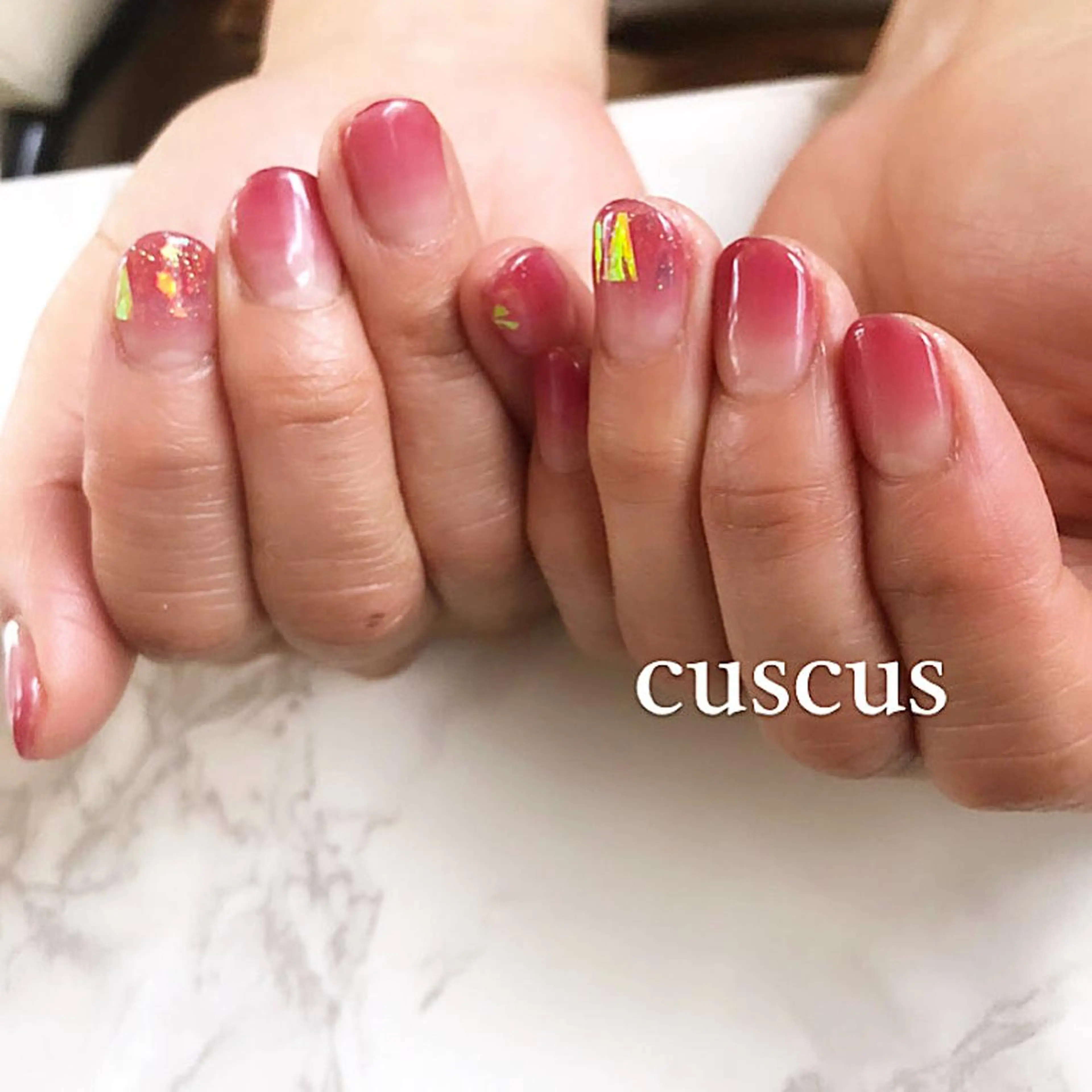 ネイル ハンドネイル ＣＵＳＣＵＳ …ｔ.akiのネイルデザイン
