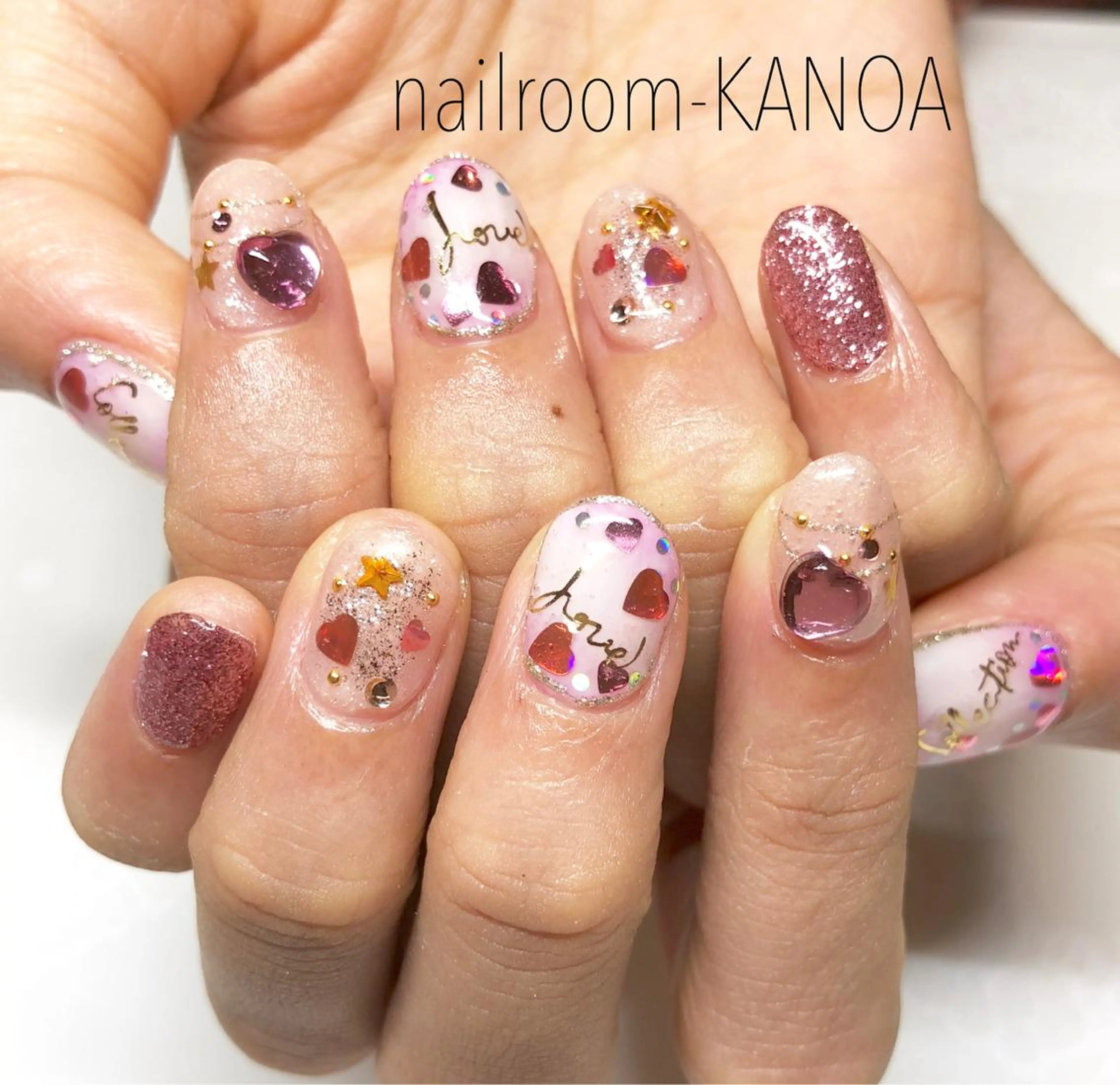 ショート ネイル ハンドネイル nailroom- KANOAのネイルデザイン