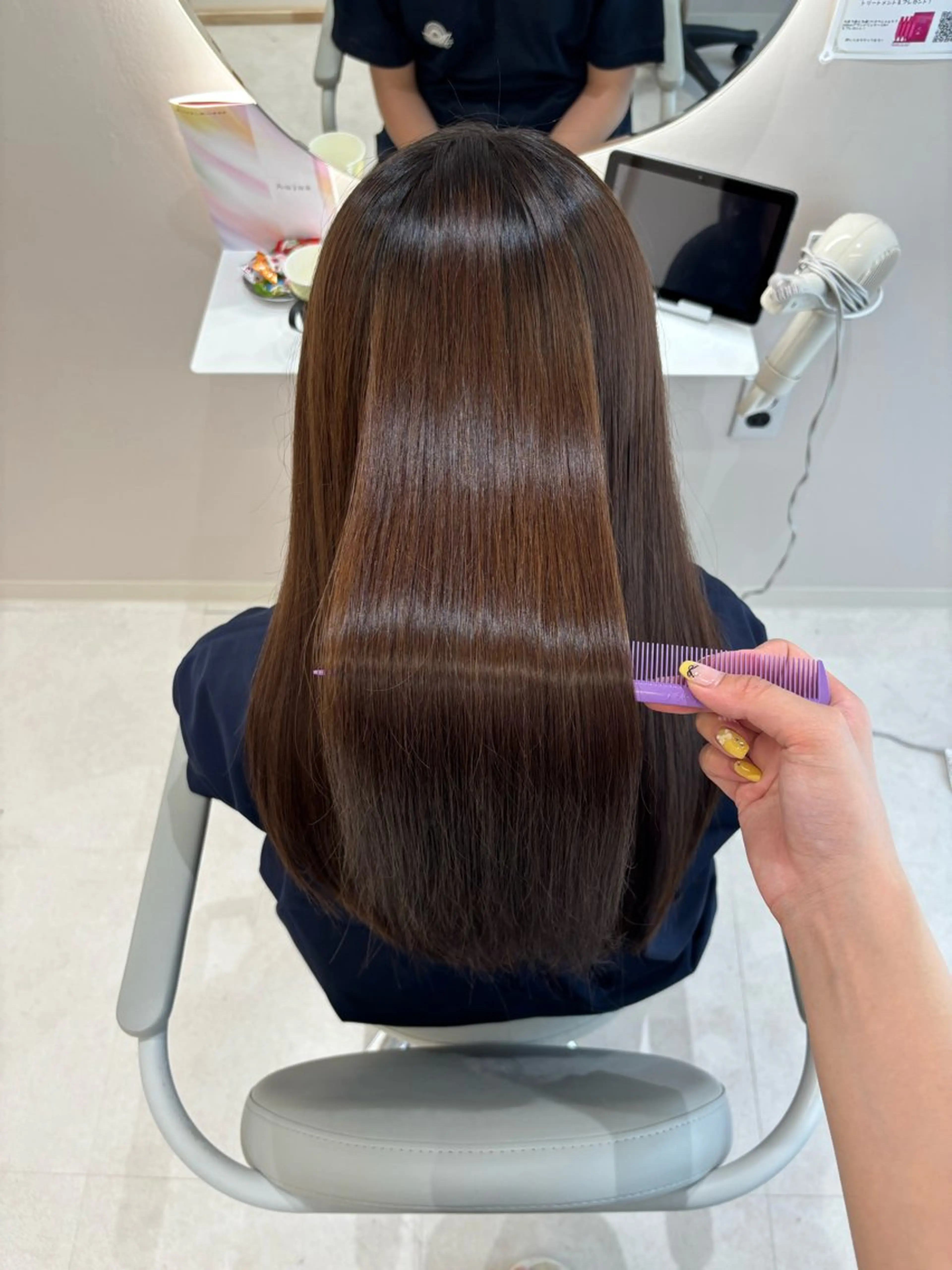 ロング 縮毛矯正 🤍髪質改善🤍 MOMOKAのヘアスタイル