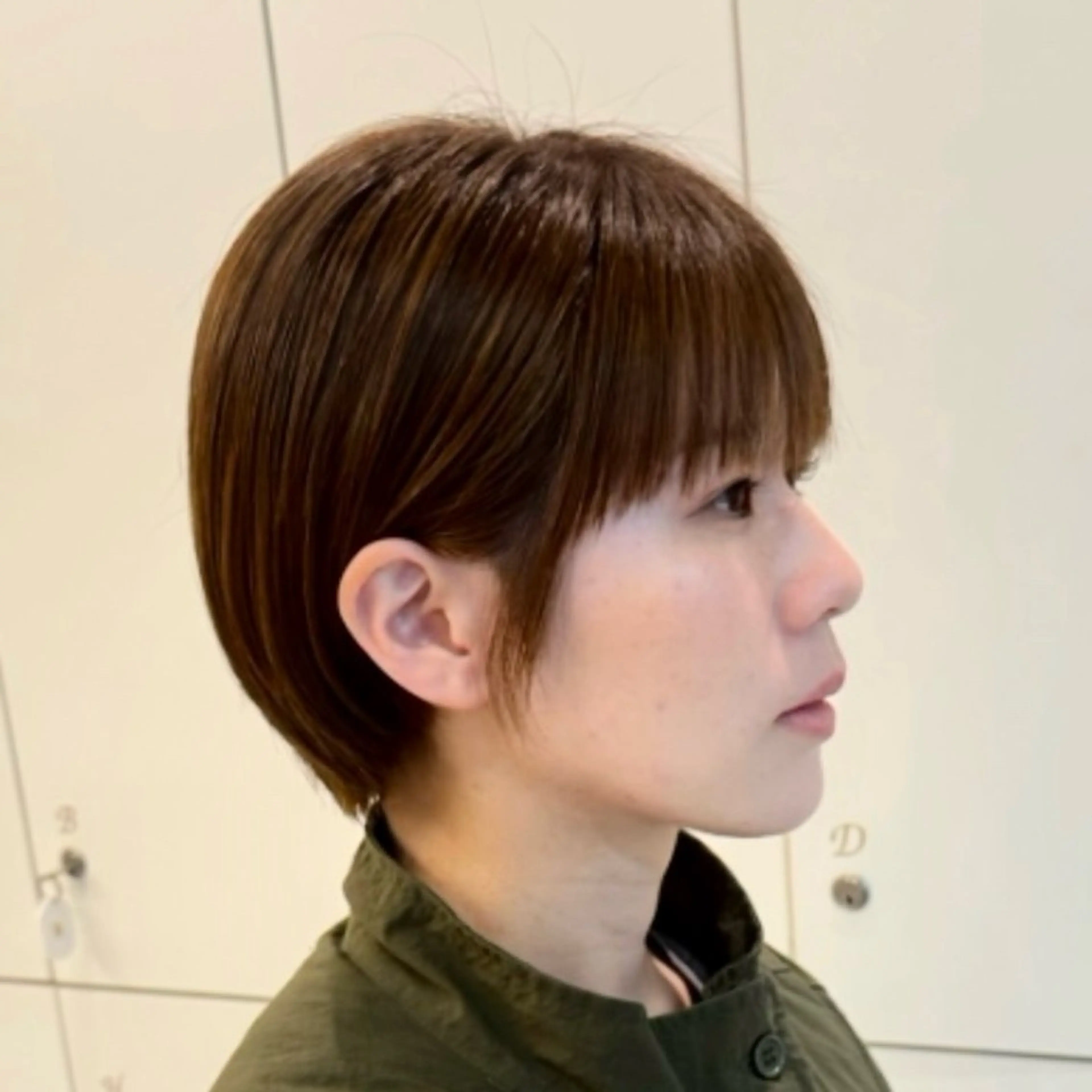 ショート カット ガレリアエレガンテ名駅店所属・【ショート/ボブ 丸みショート】深萱のヘアスタイル