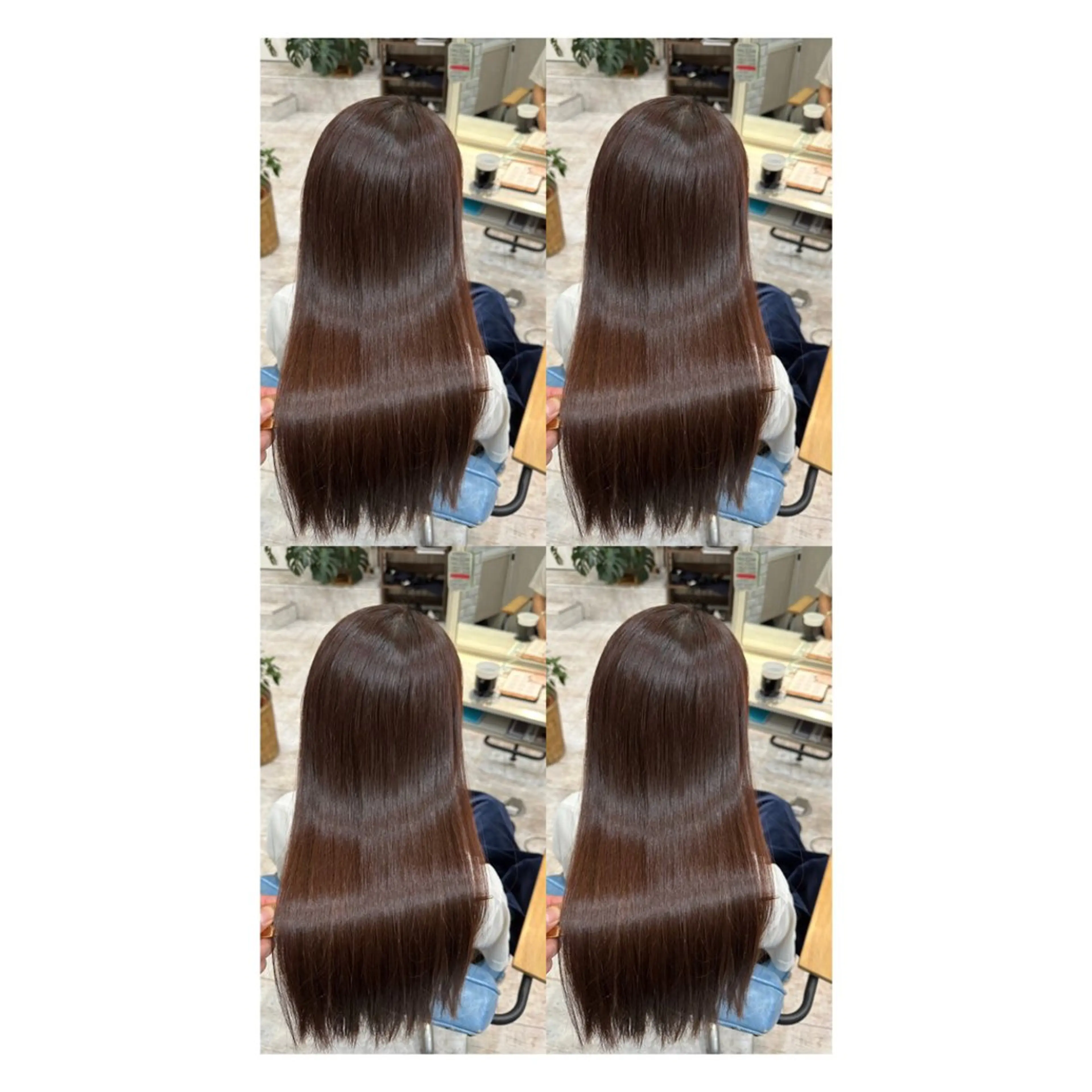 ロング カラー 透明感カラー 髪質改善 縮毛矯正 トリートメント カット ヘアカラー トリートメント 店長✨レイヤー✖️ 髪質改善✖️韓国ヘアのヘアスタイル