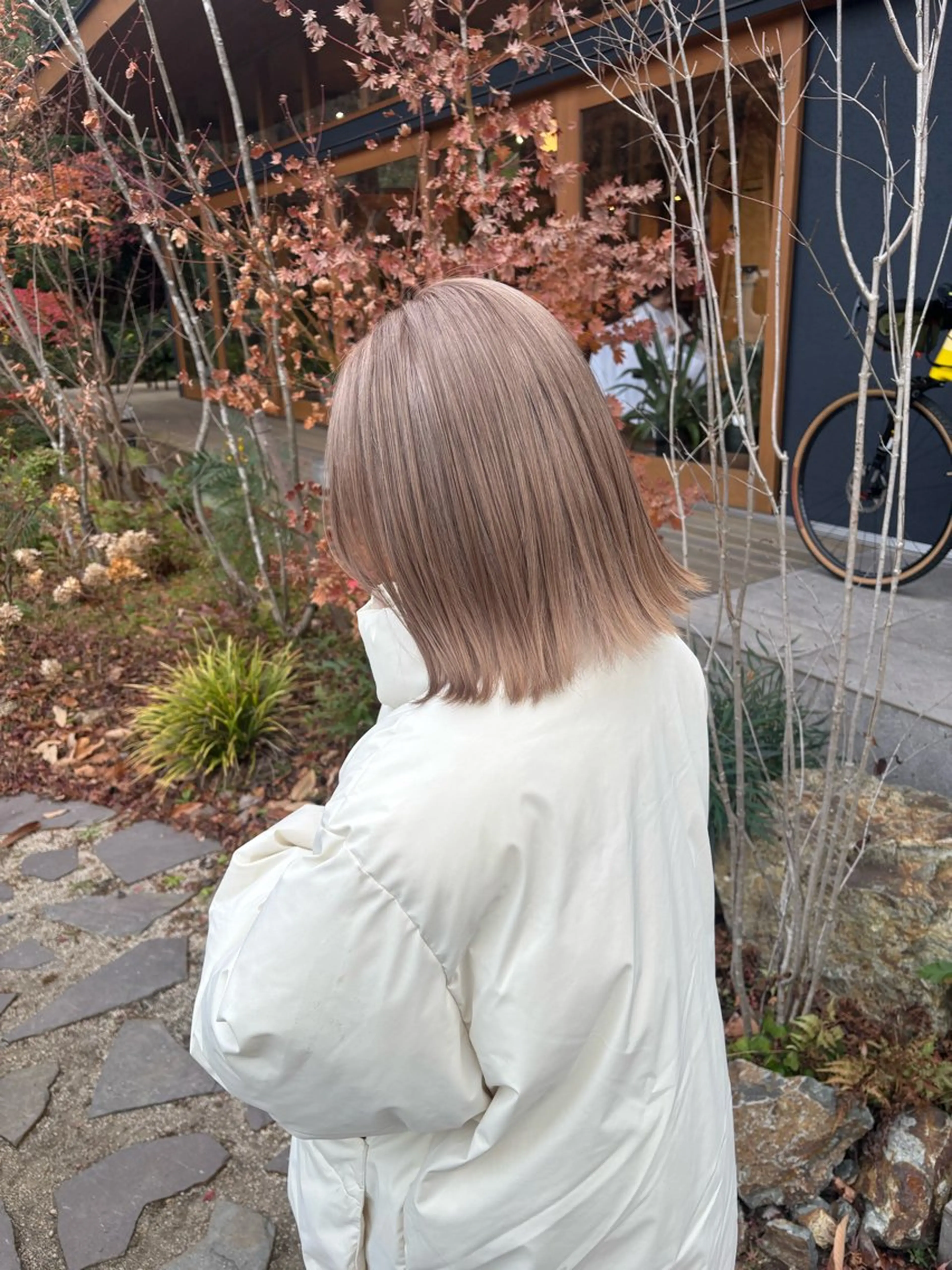 ミディアム カット ヘアカラー YMENE所属・柏葉 南斗のヘアスタイル