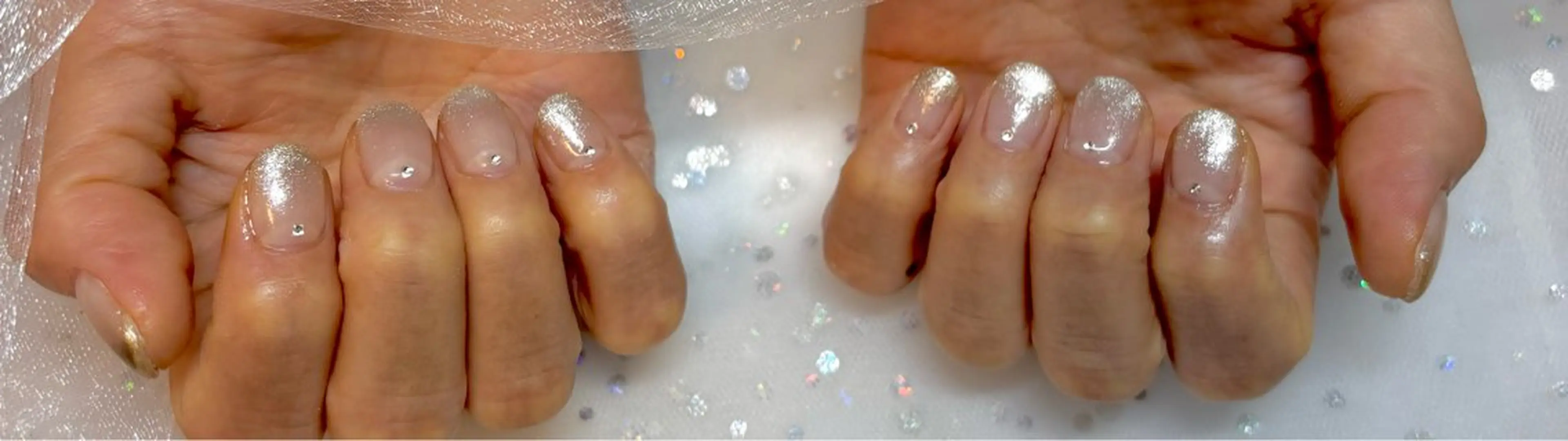 ネイル フレンチネイル グラデーション PuaMo. mikieのネイルデザイン