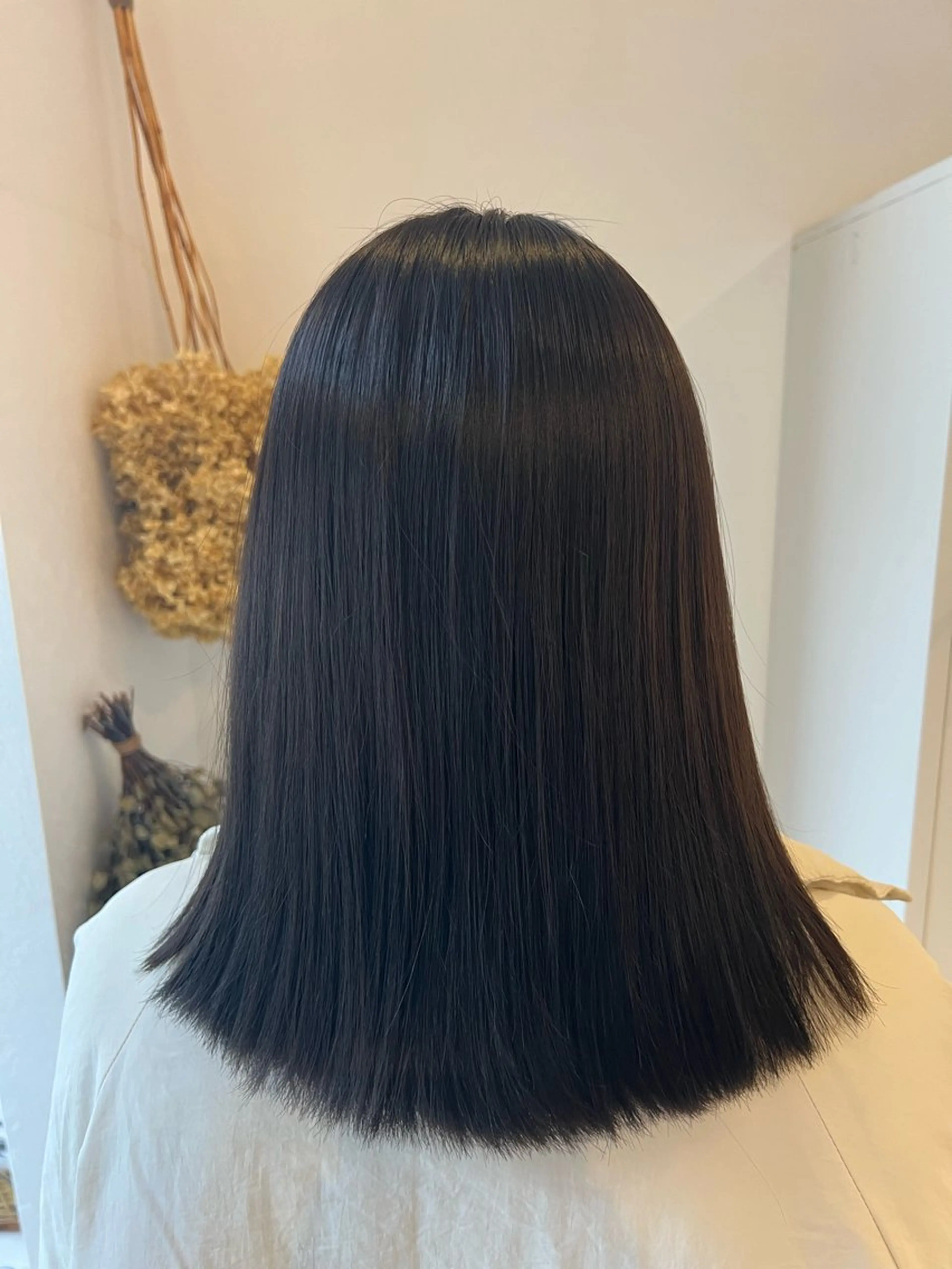 セミロング カラー 【本陣】カット モデル/朝岡 慧のヘアスタイル