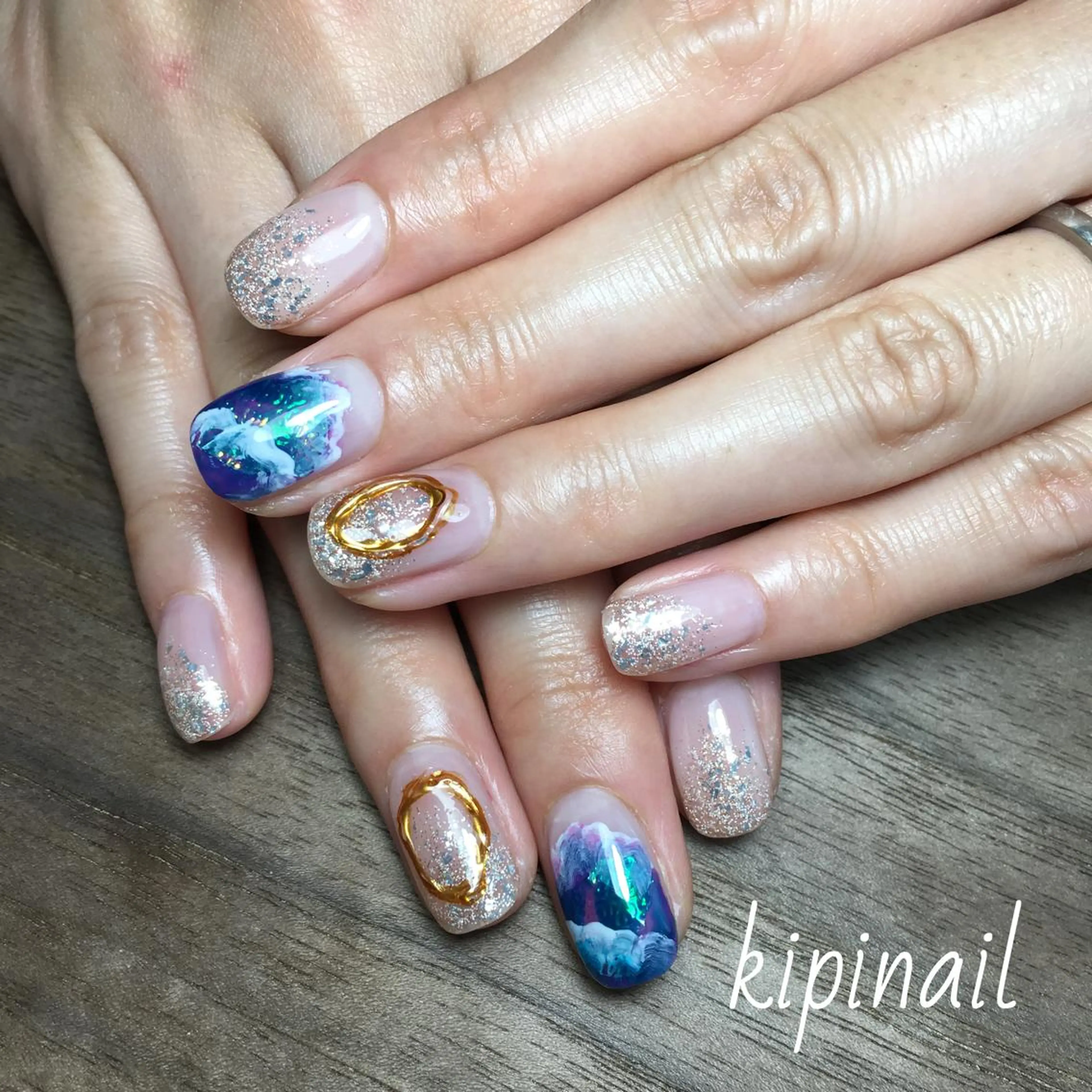 ネイル kipinail 川﨑えりかのネイルデザイン