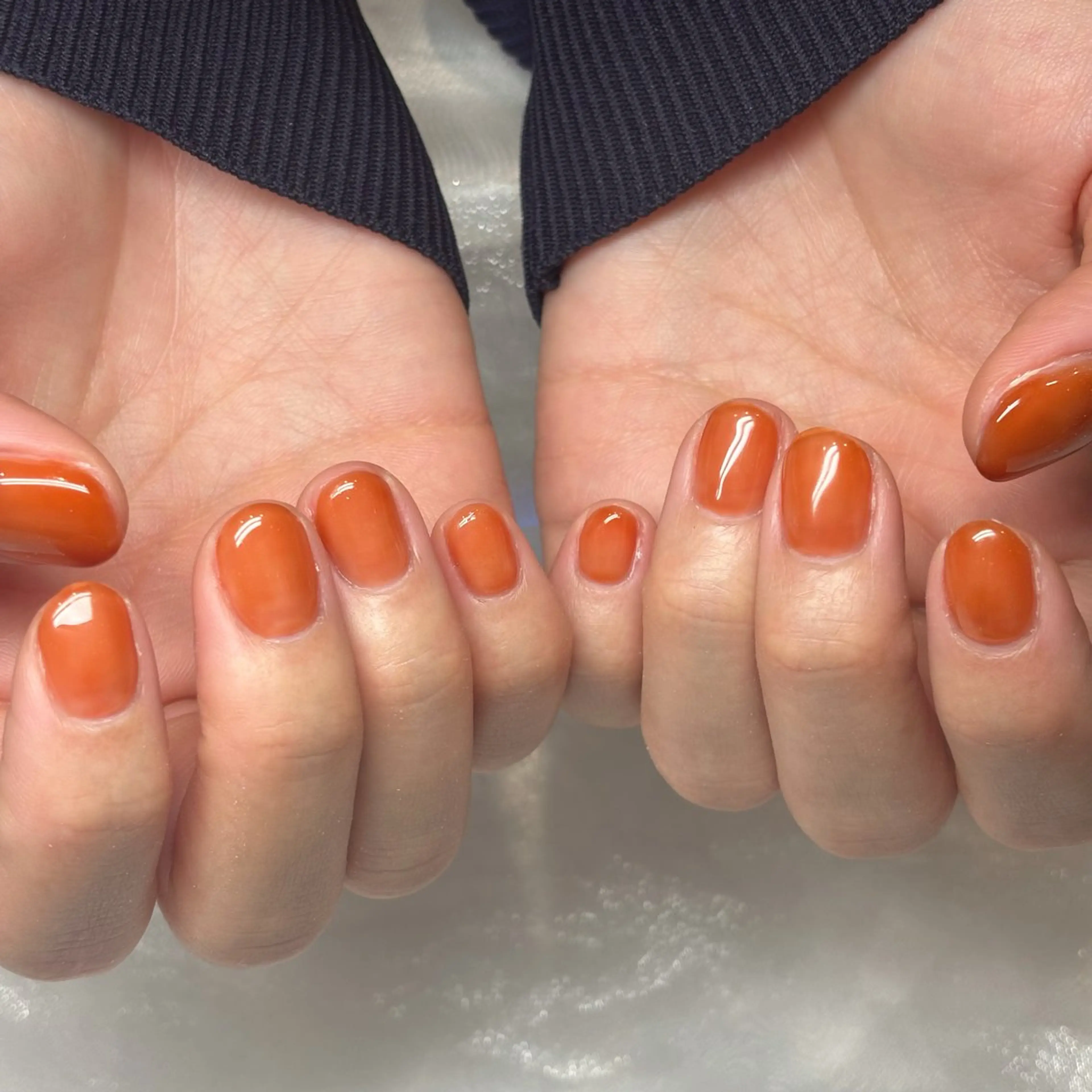 ネイル ワンカラーネイル 伊藤 優花のネイルデザイン