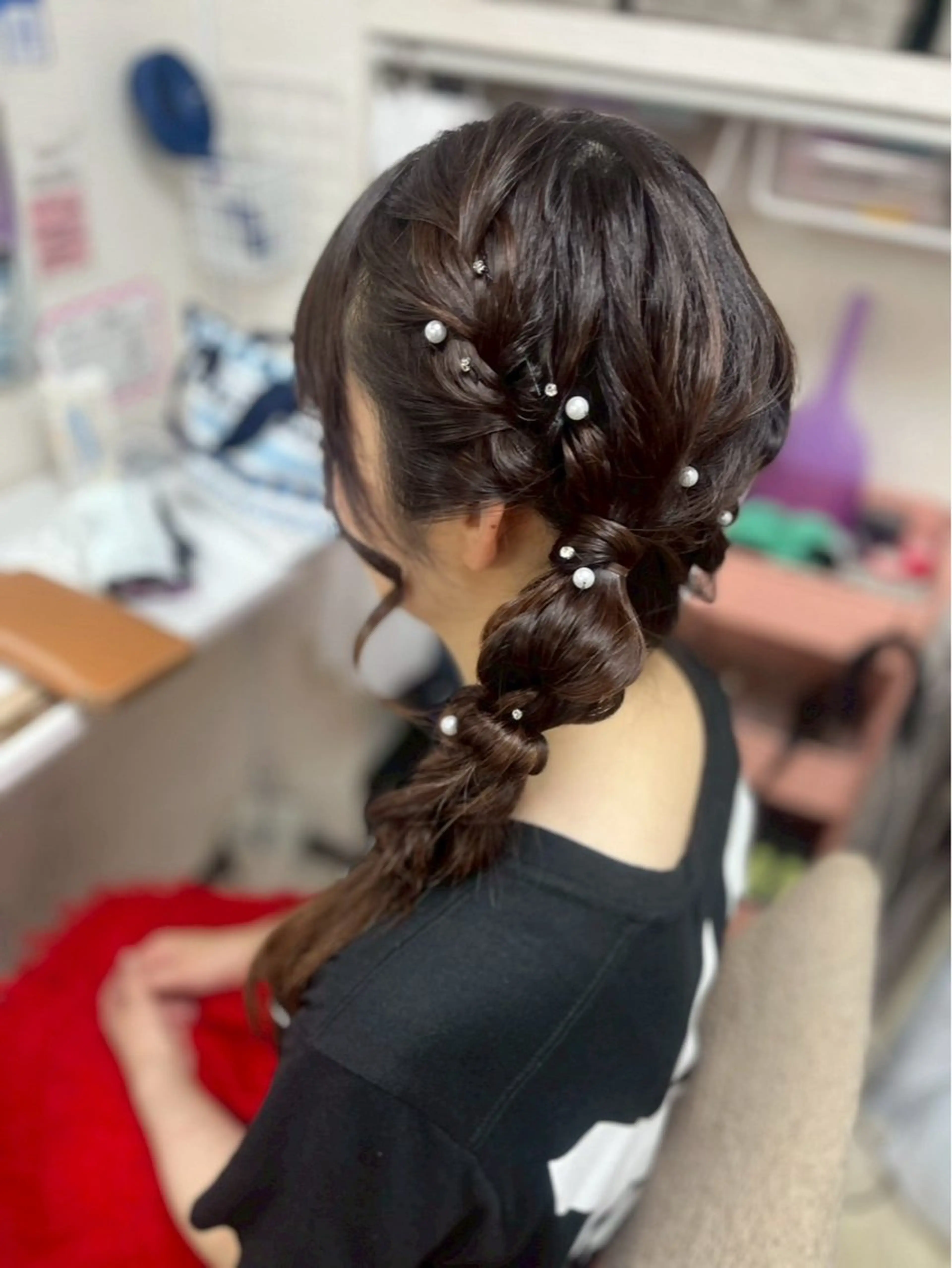 セミロング へアセット/心斎橋 支持率No.1✨🌈のヘアスタイル