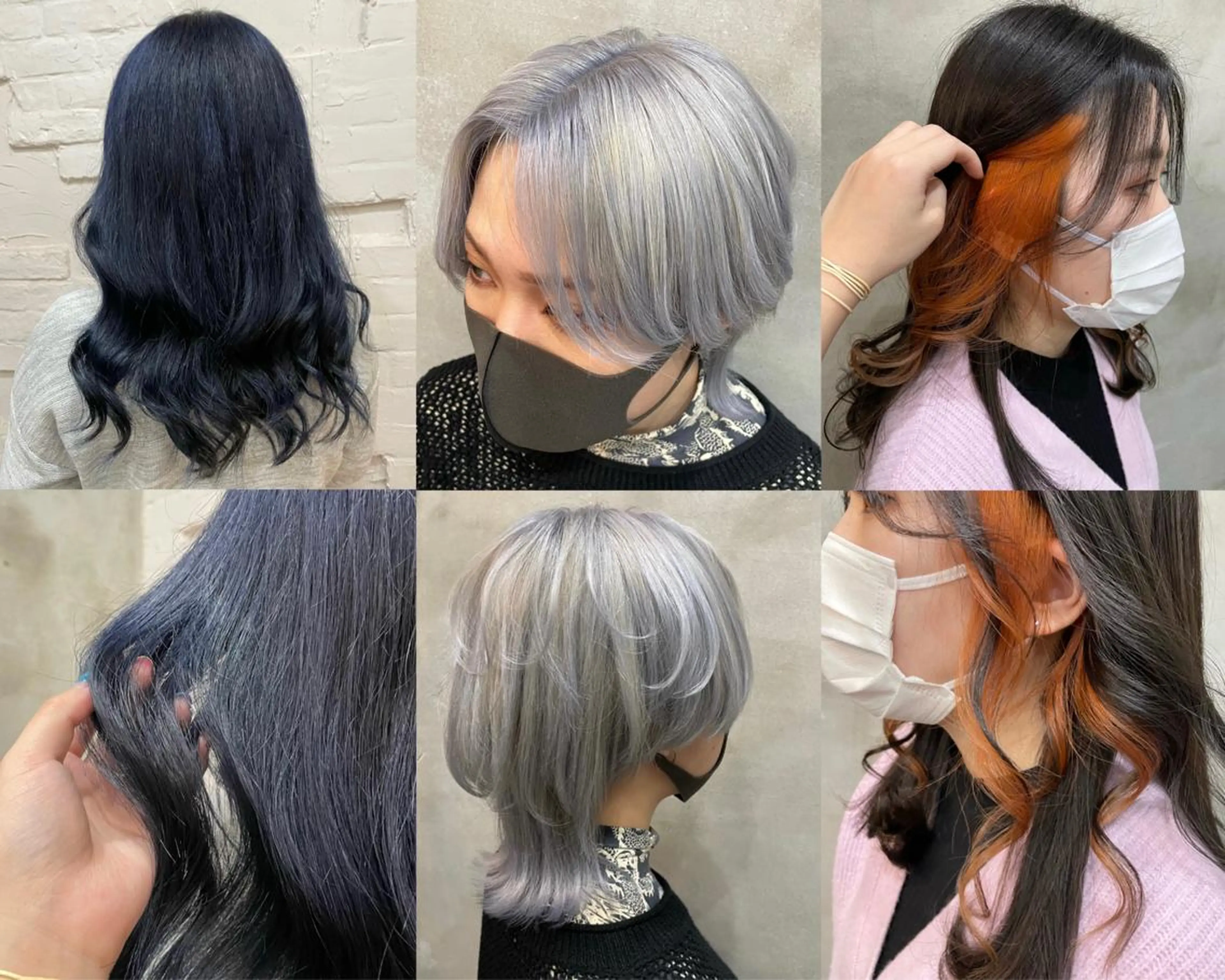 セミロング カラー ヘアカラー トリートメント 【ピンク/韓国ヘア/ ヘアセット】亜海のヘアスタイル