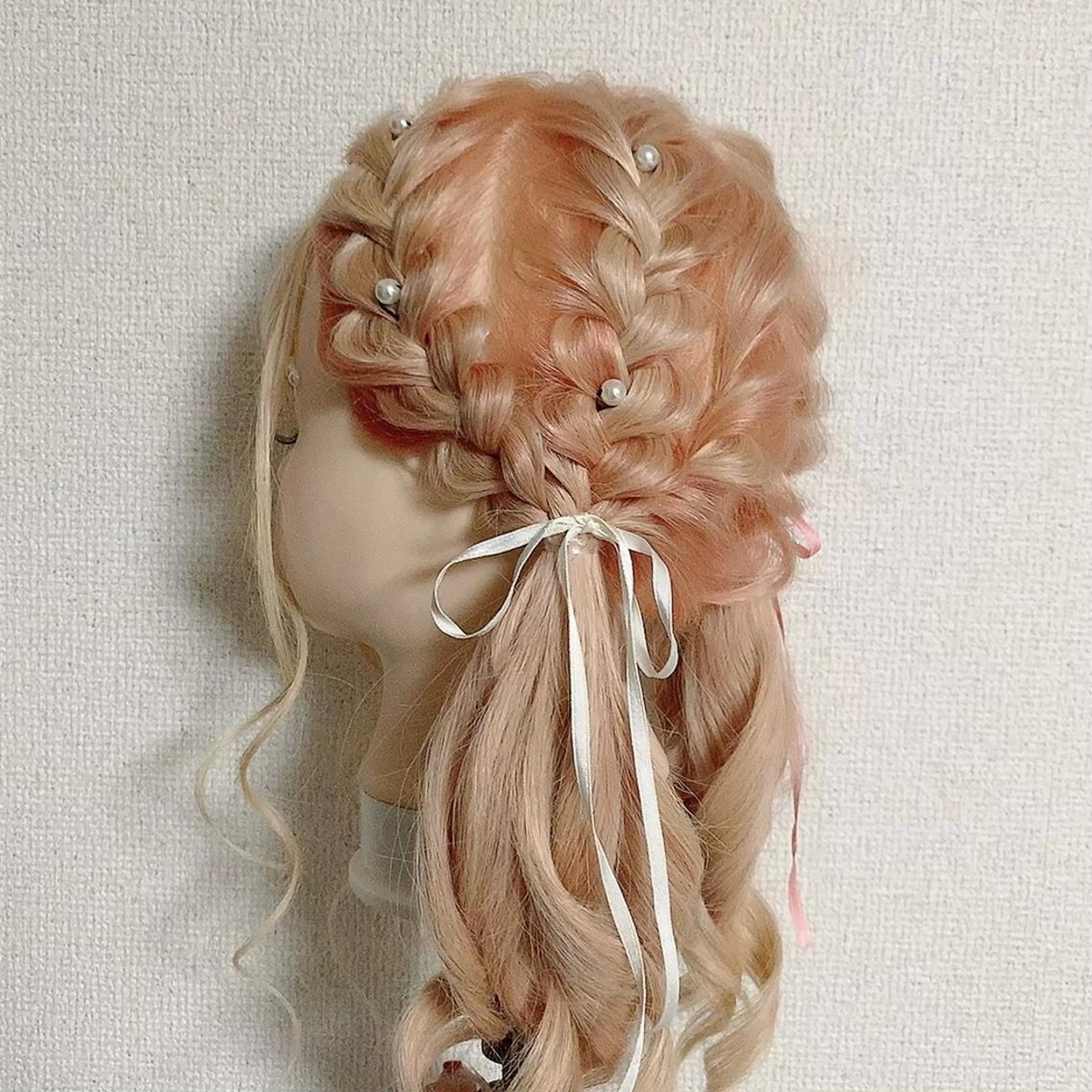 ヘアアレンジ 編みこみ ヘアセット 🩶ヘアセット Ayaha🩶のヘアスタイル