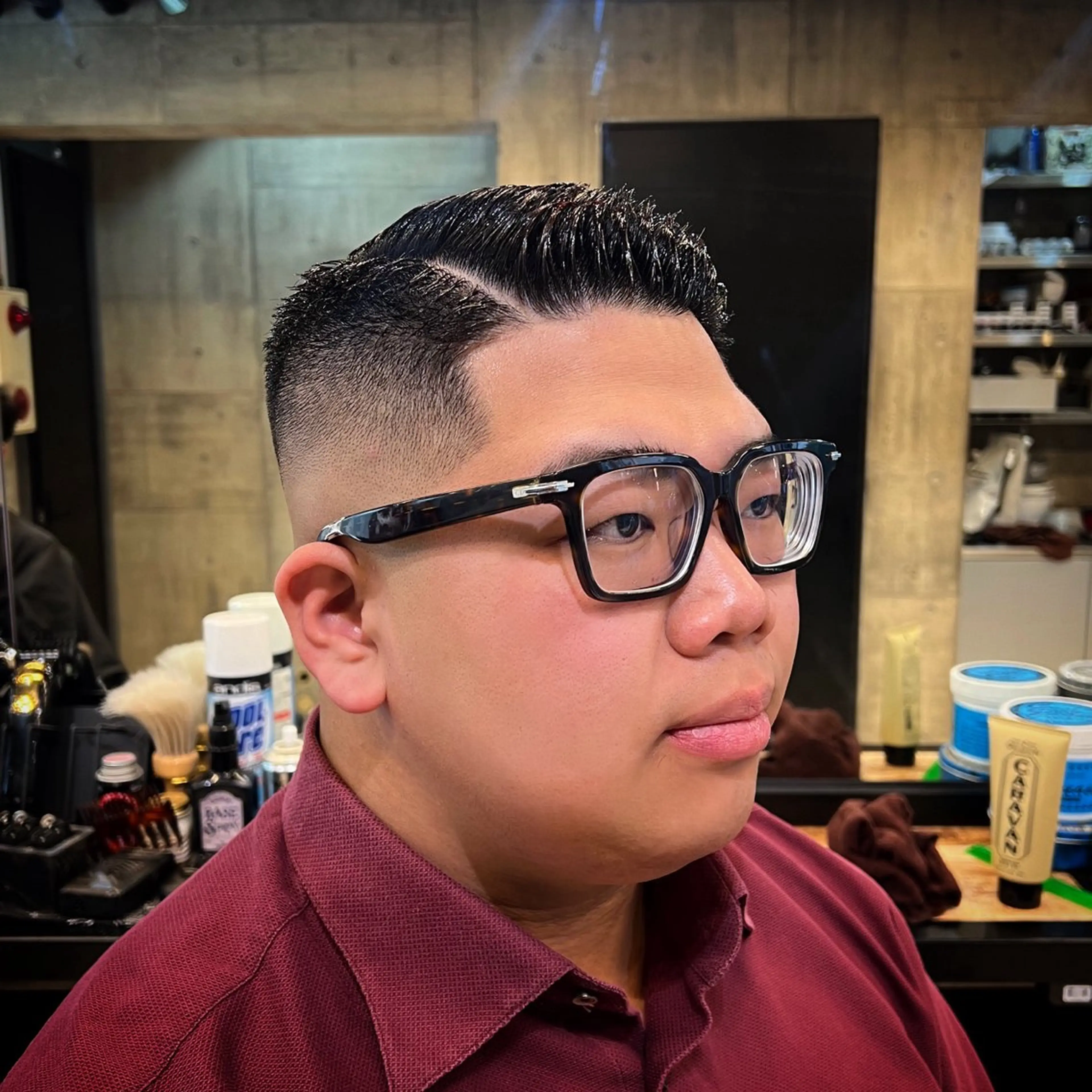 ショート メンズ カット BINGO HAIR WORKS 【ビンゴヘアワークス】所属・🎱メンズフェード 特化HYOGA🎱のヘアスタイル