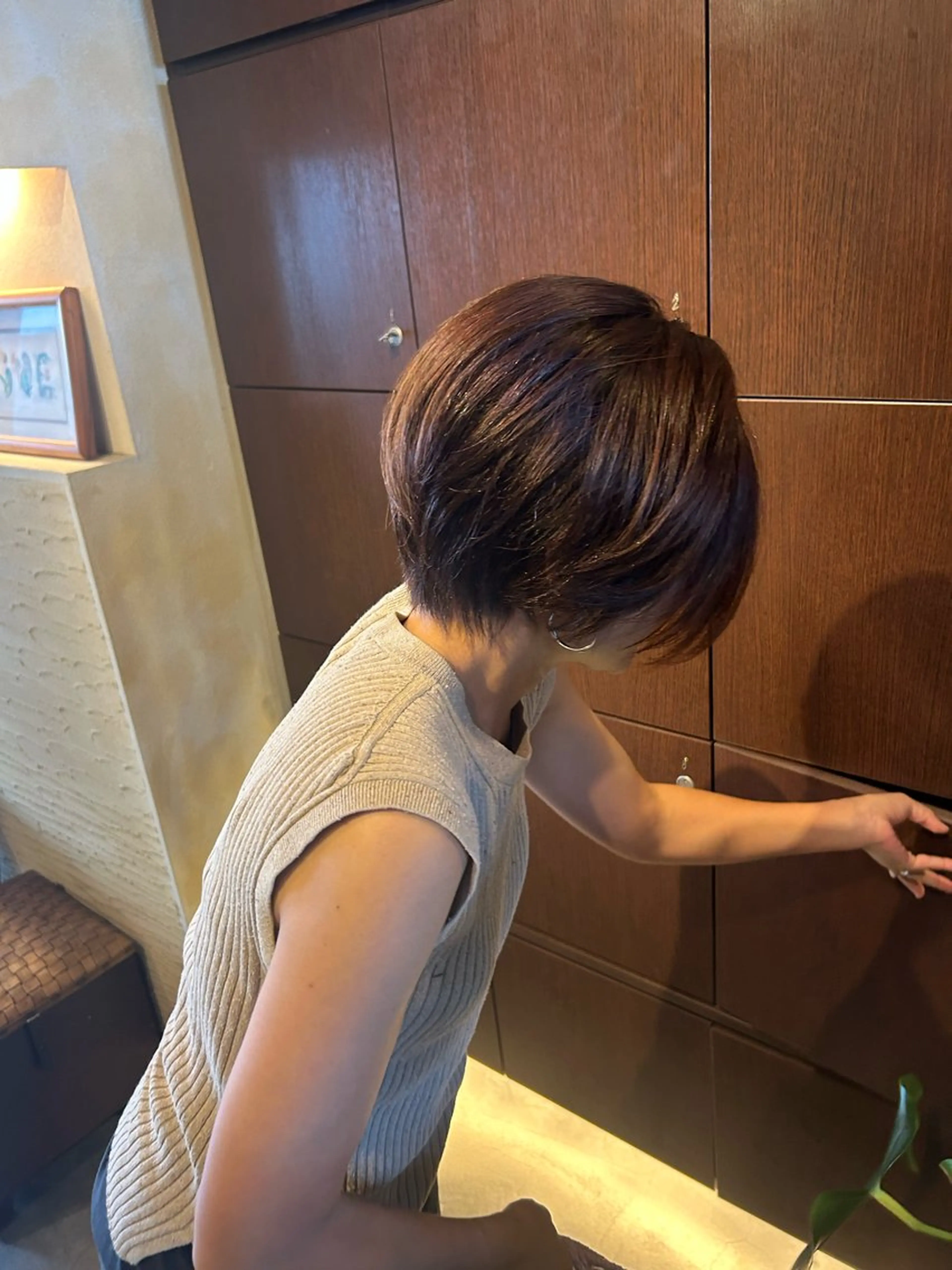 ショート カット レイヤー/透明感カラ ー/茅ヶ崎/momiのヘアスタイル