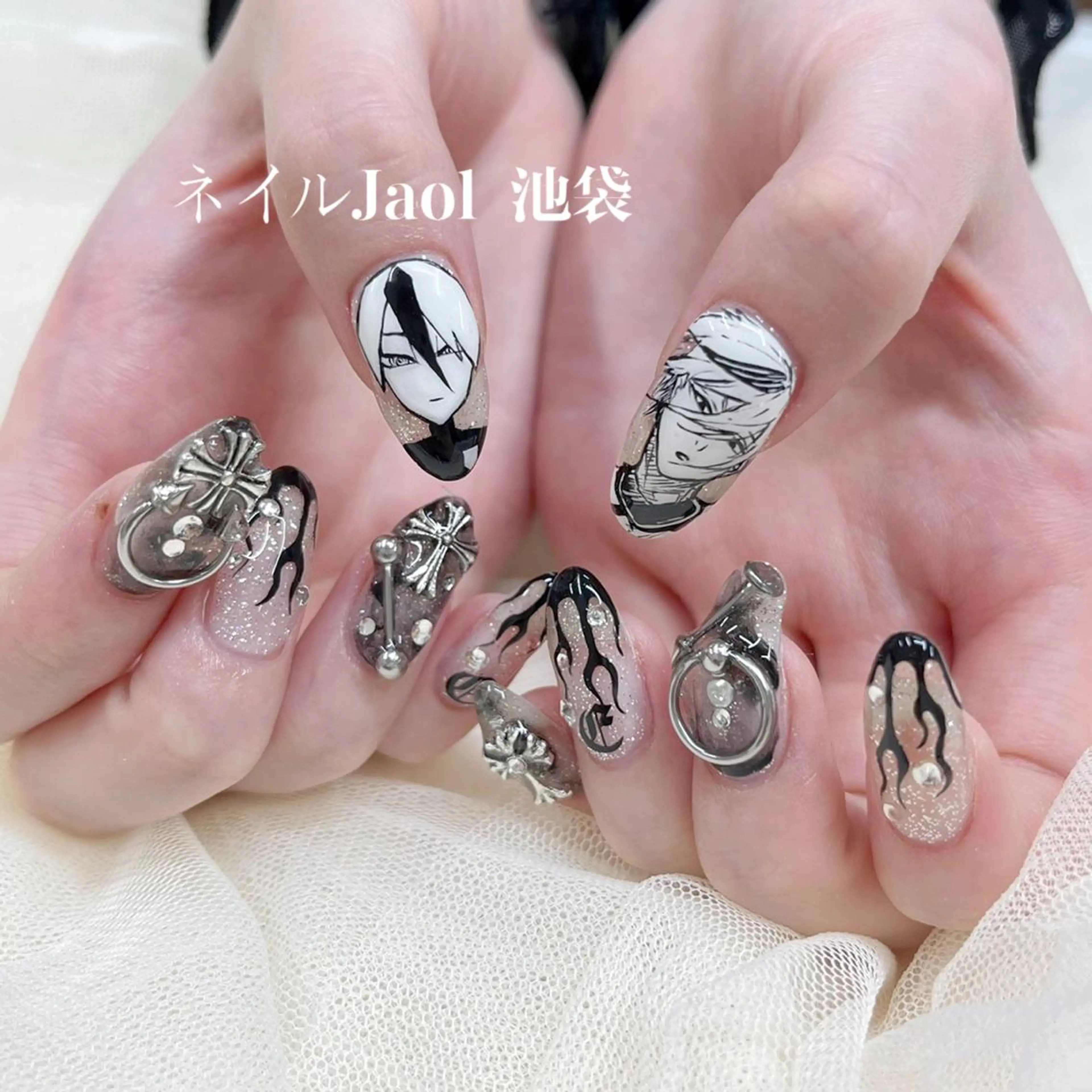 ミディアム nail jaol池袋店所属・ネイルJaol 池袋のネイルデザイン