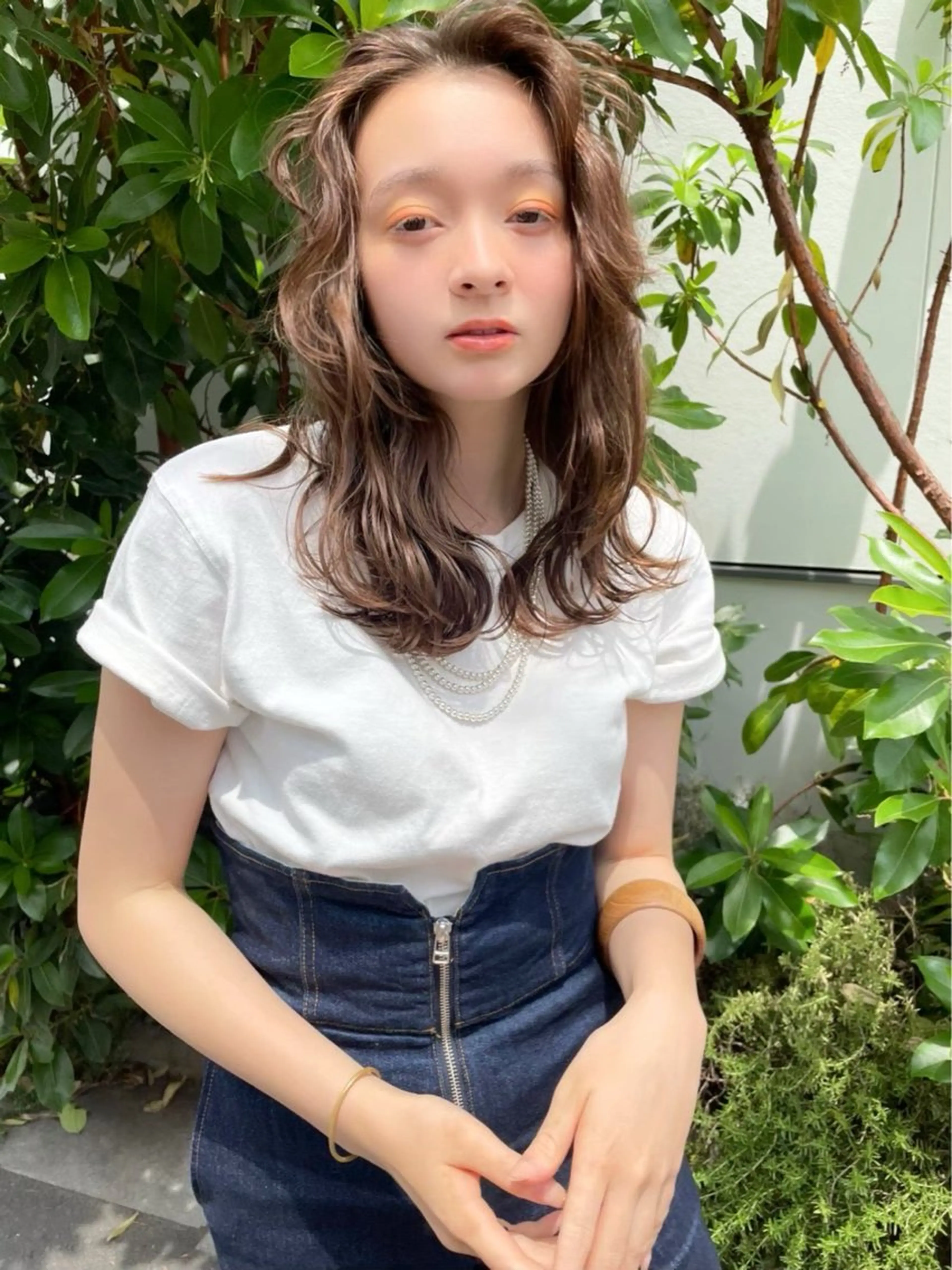 ロング パーマ ヘアアレンジ カット ヘアカラー パーマ トリートメント ヘッドスパ ヘアセット ハイトーン/美髪矯正 🍃大江拓実のヘアスタイル