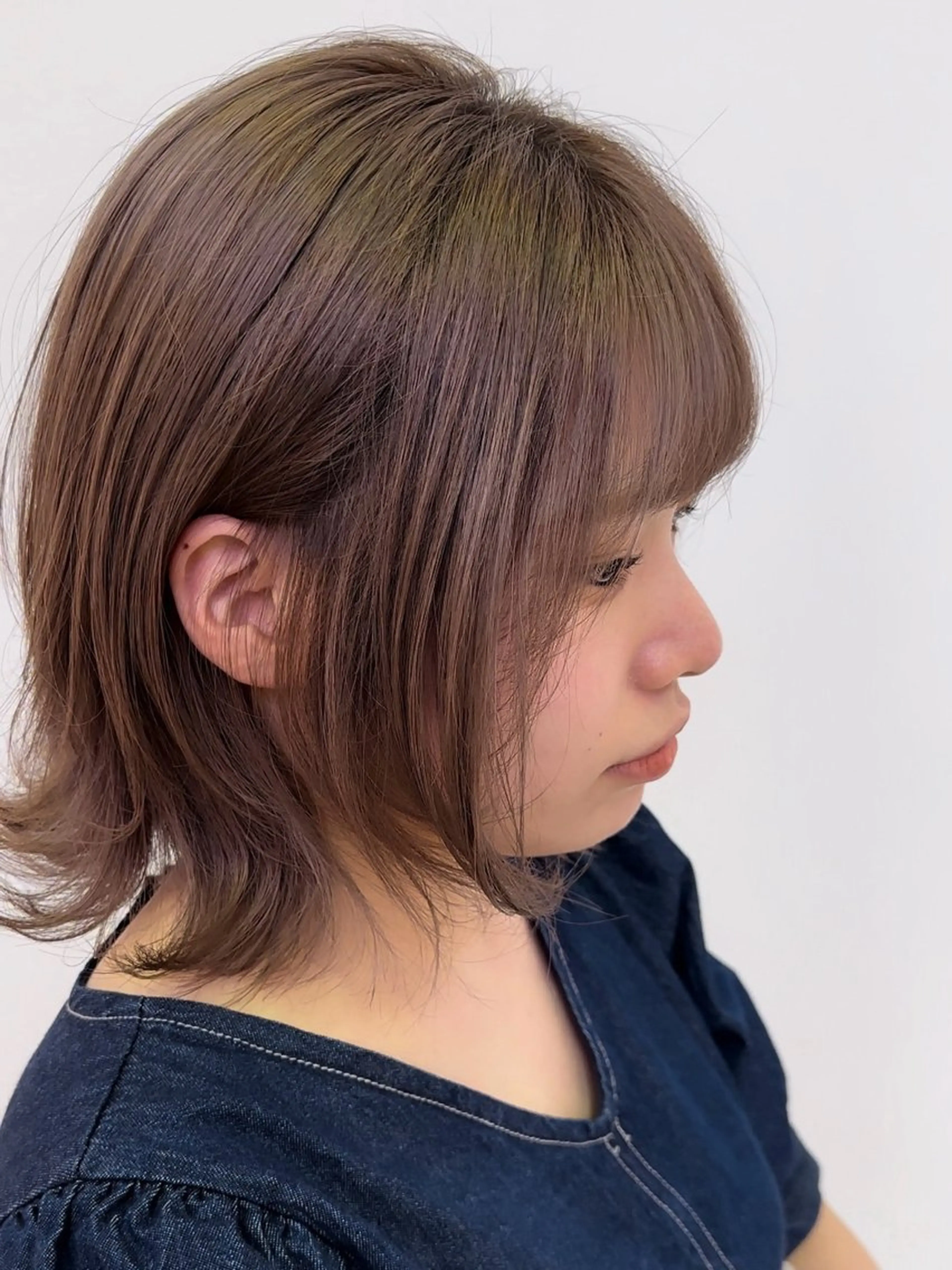 ミディアム カラー ヘアカラー 柔らか透明感カラー/ 内田圭祐のヘアスタイル