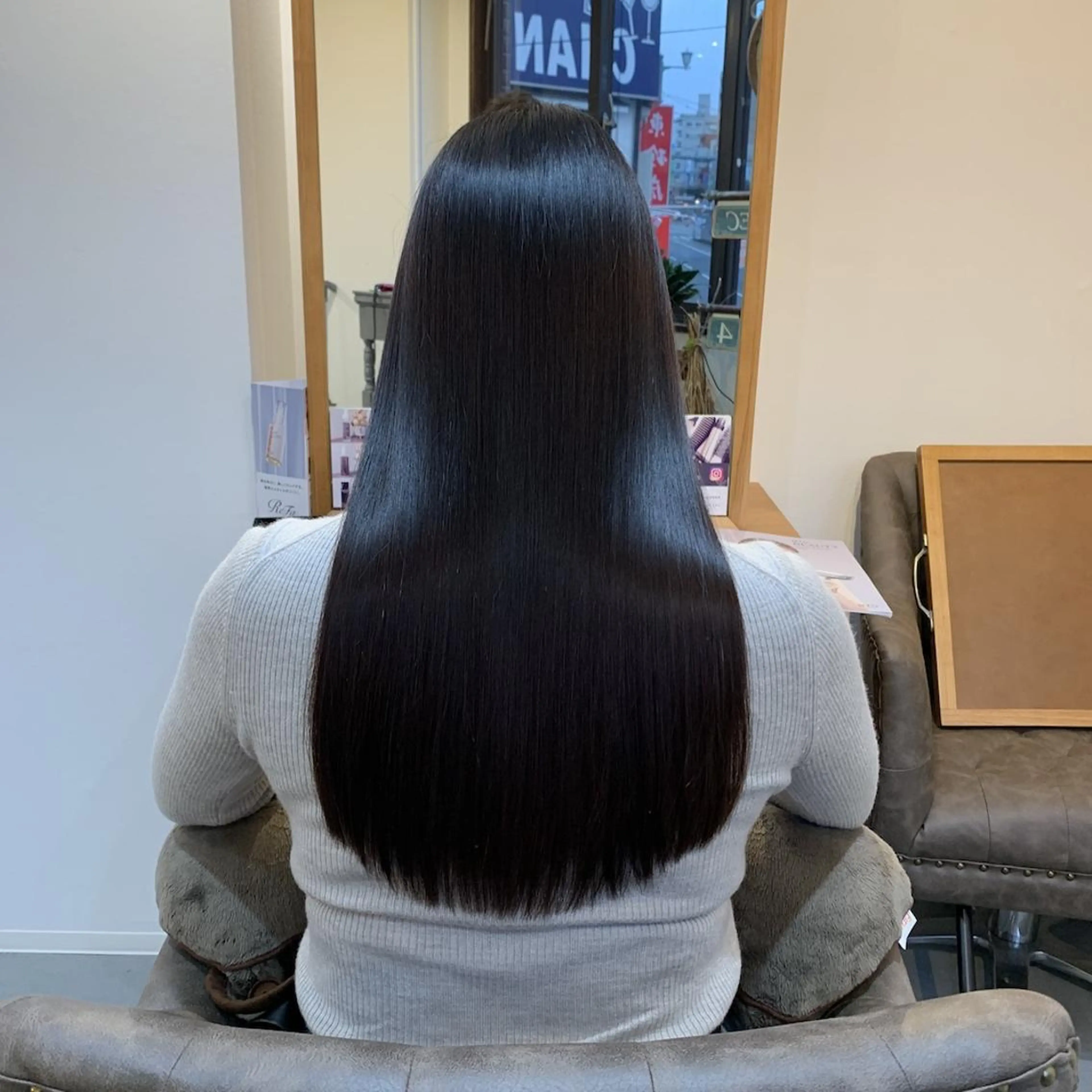 ロング 髪質改善 トリートメント 丸山 真菜のヘアスタイル