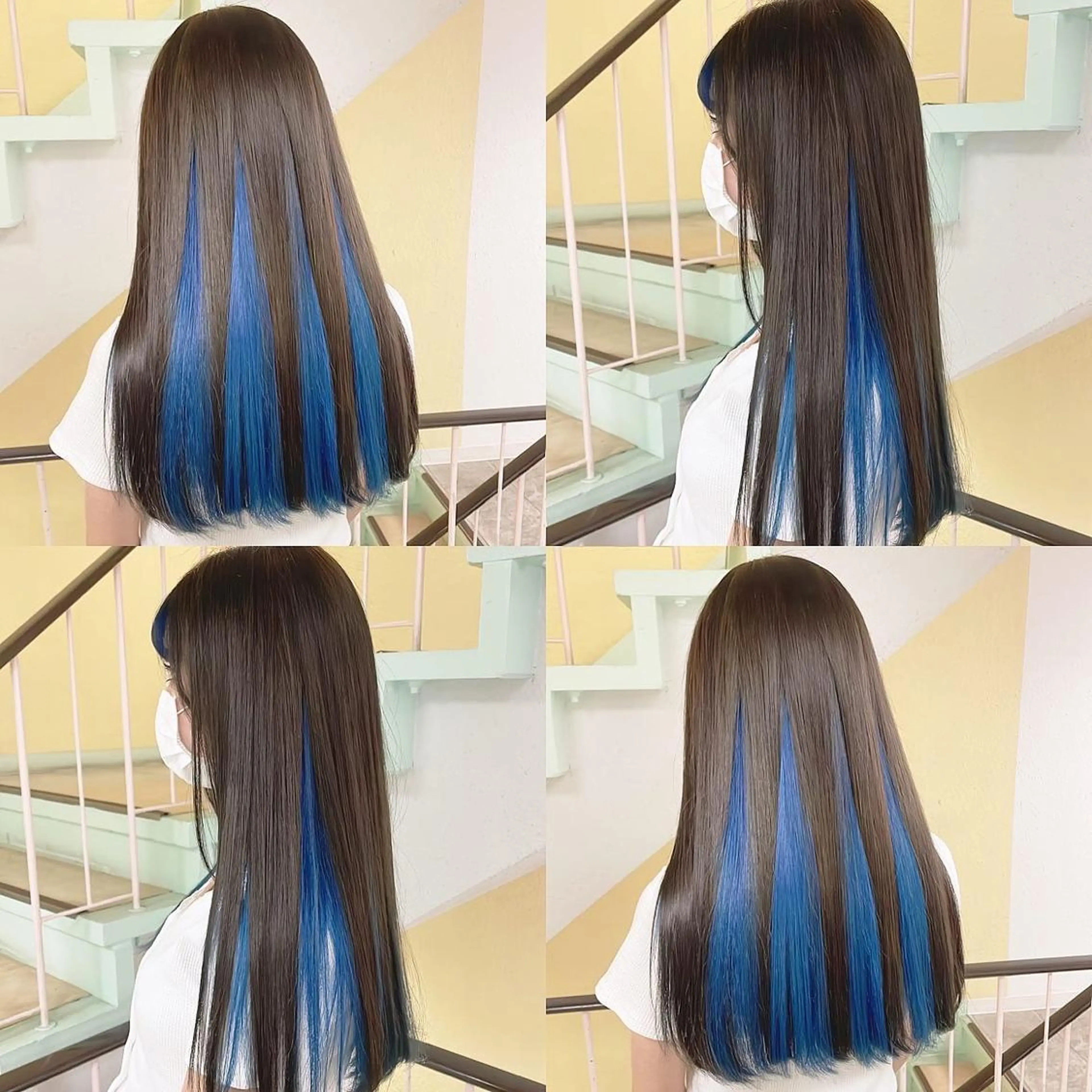 カラー ヘアカラー トリートメント 渋谷:インナーカラー ／🍒エリカ🍒のヘアスタイル