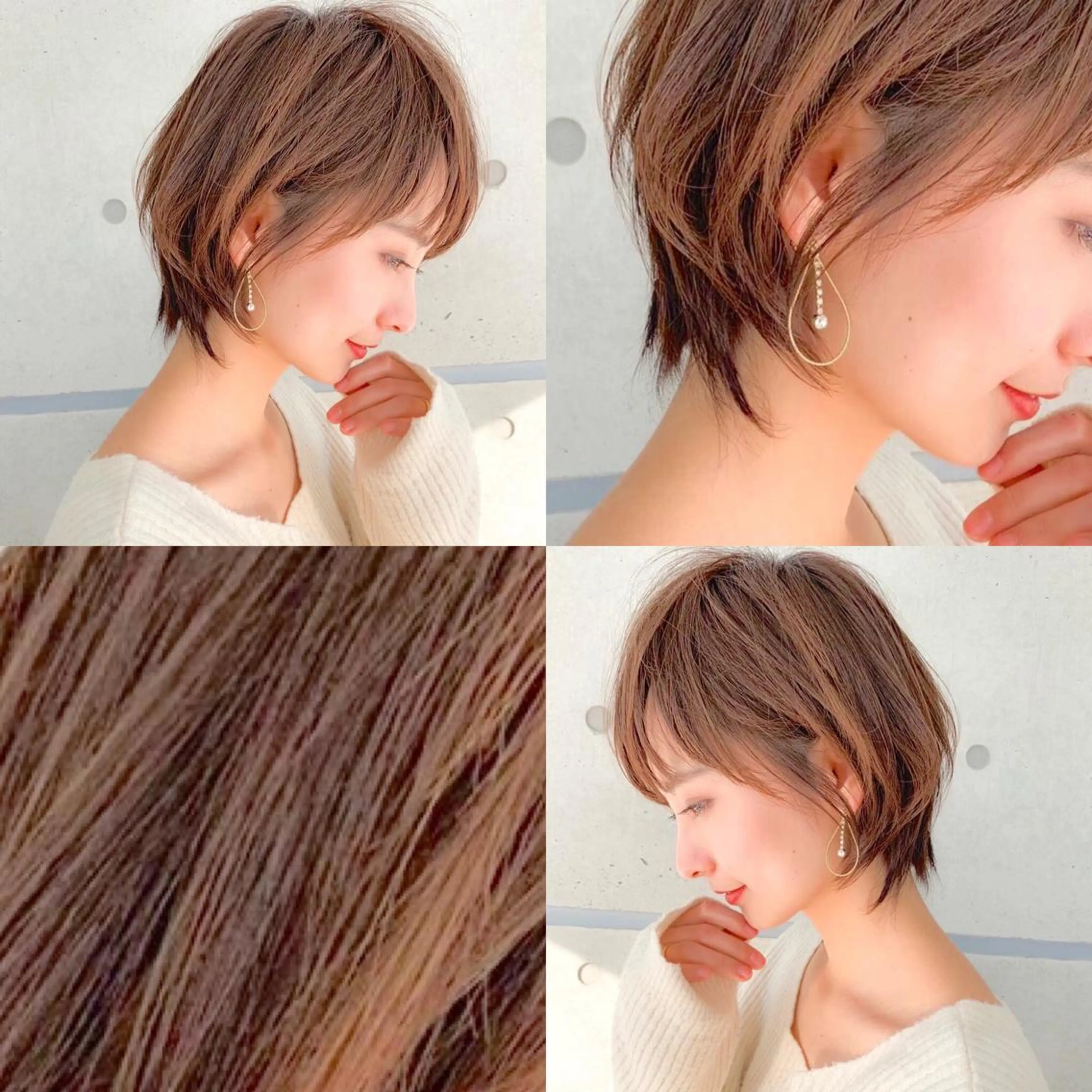 ショート カット ヘアカラー 🌈ハイトーン×暗髪 🦄TAKUMI🦄のヘアスタイル