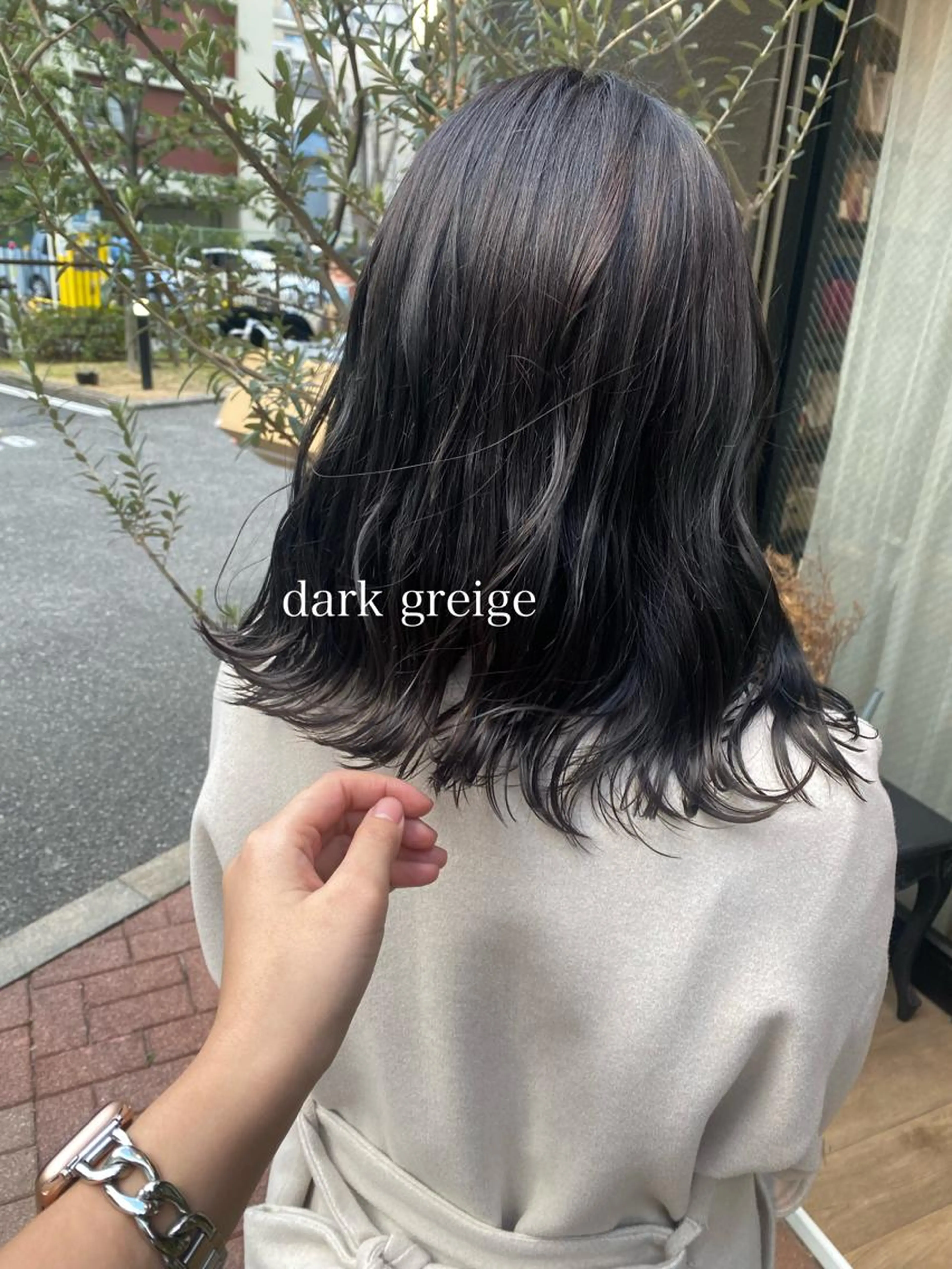 🖤実習・就職前🖤 黒染めを使わず🙅🏻♀️ 透明感のある暗めのカラー💭 +前処理TR付【+カットで¥6500】の写真