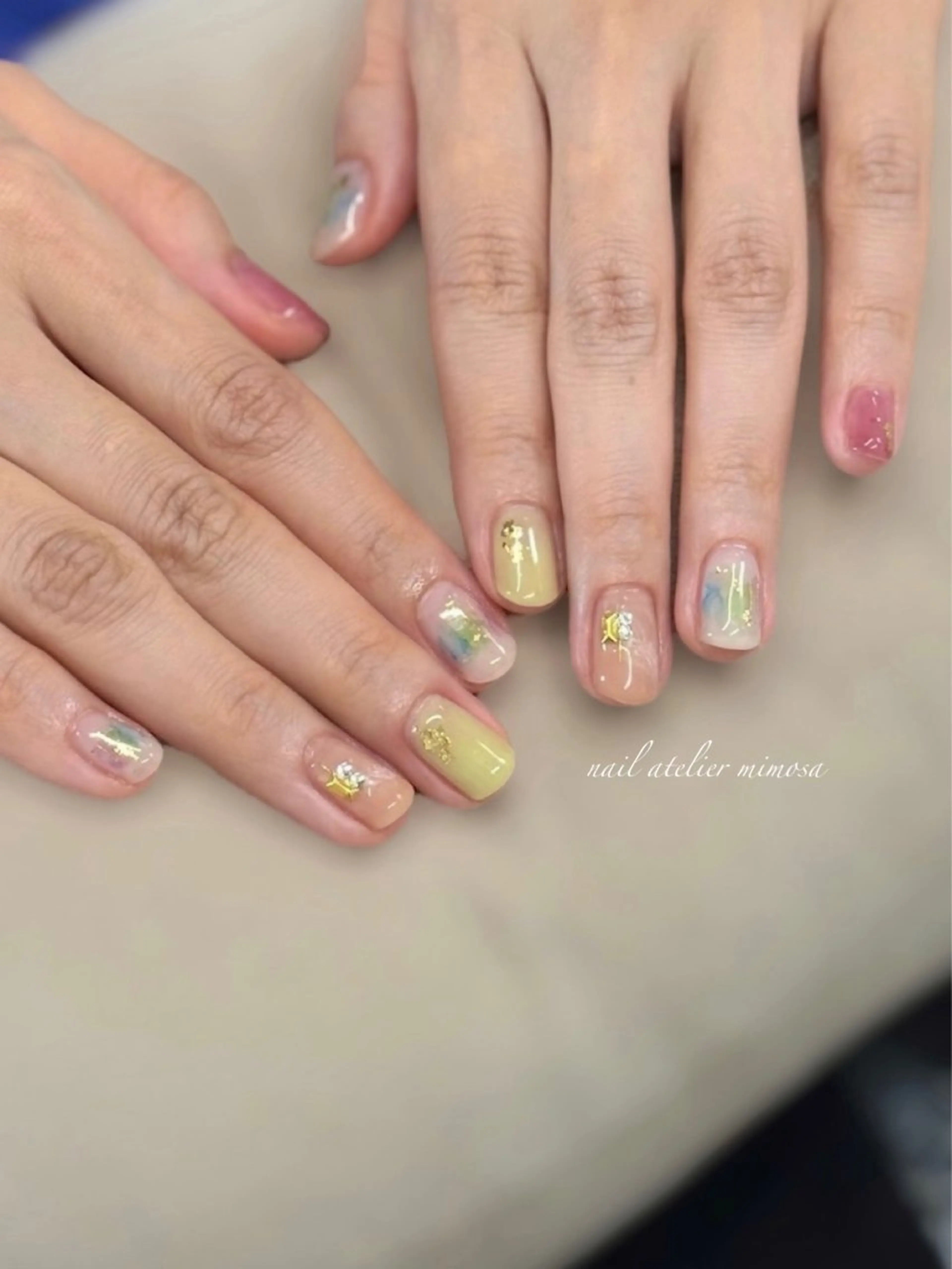 ネイル ハンドネイル アトリエ　ミモザ所属・いまむら あかりのネイルデザイン