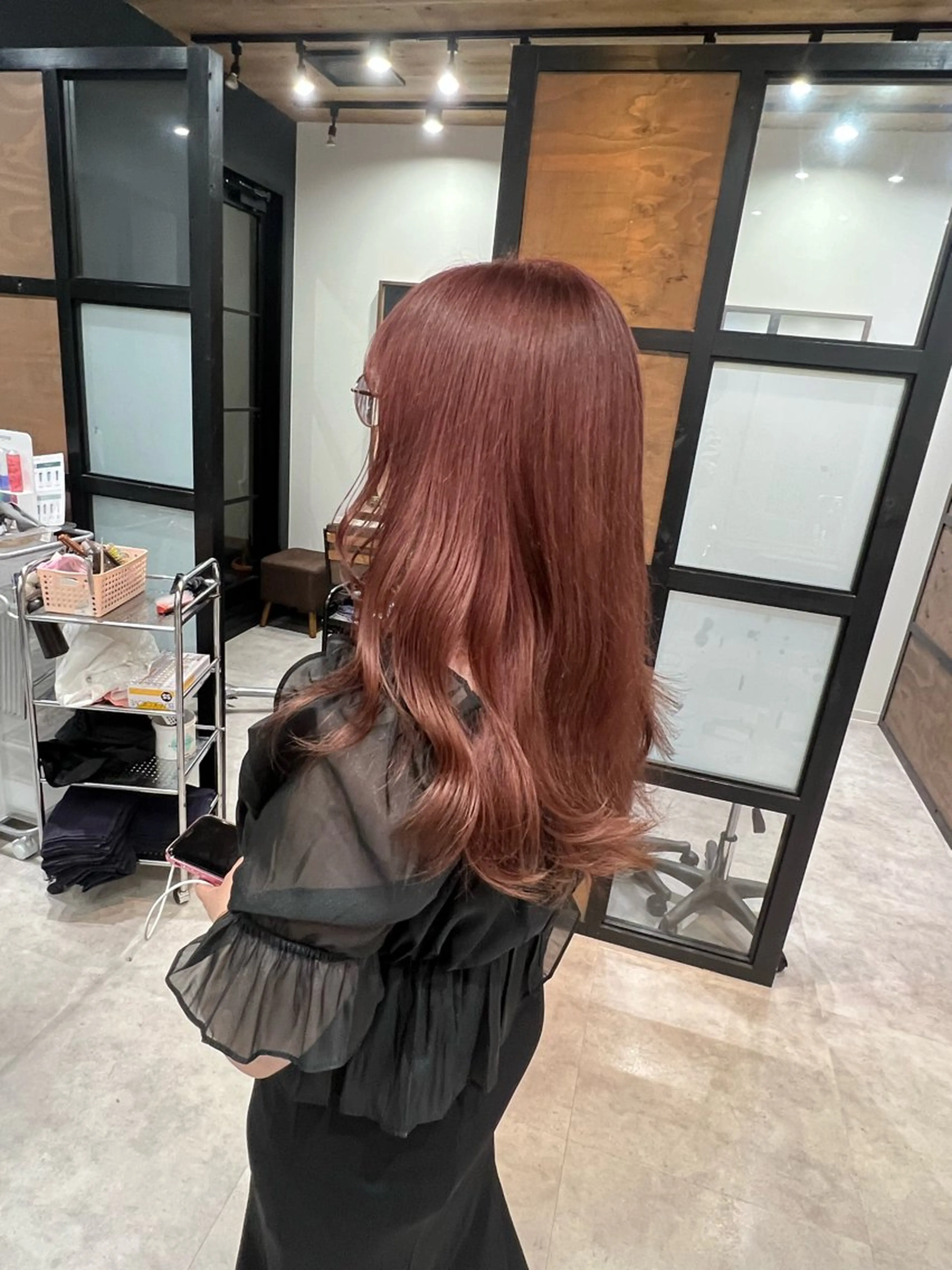 ロング カラー 髪質改善/ ブリーチ/中尾のヘアスタイル