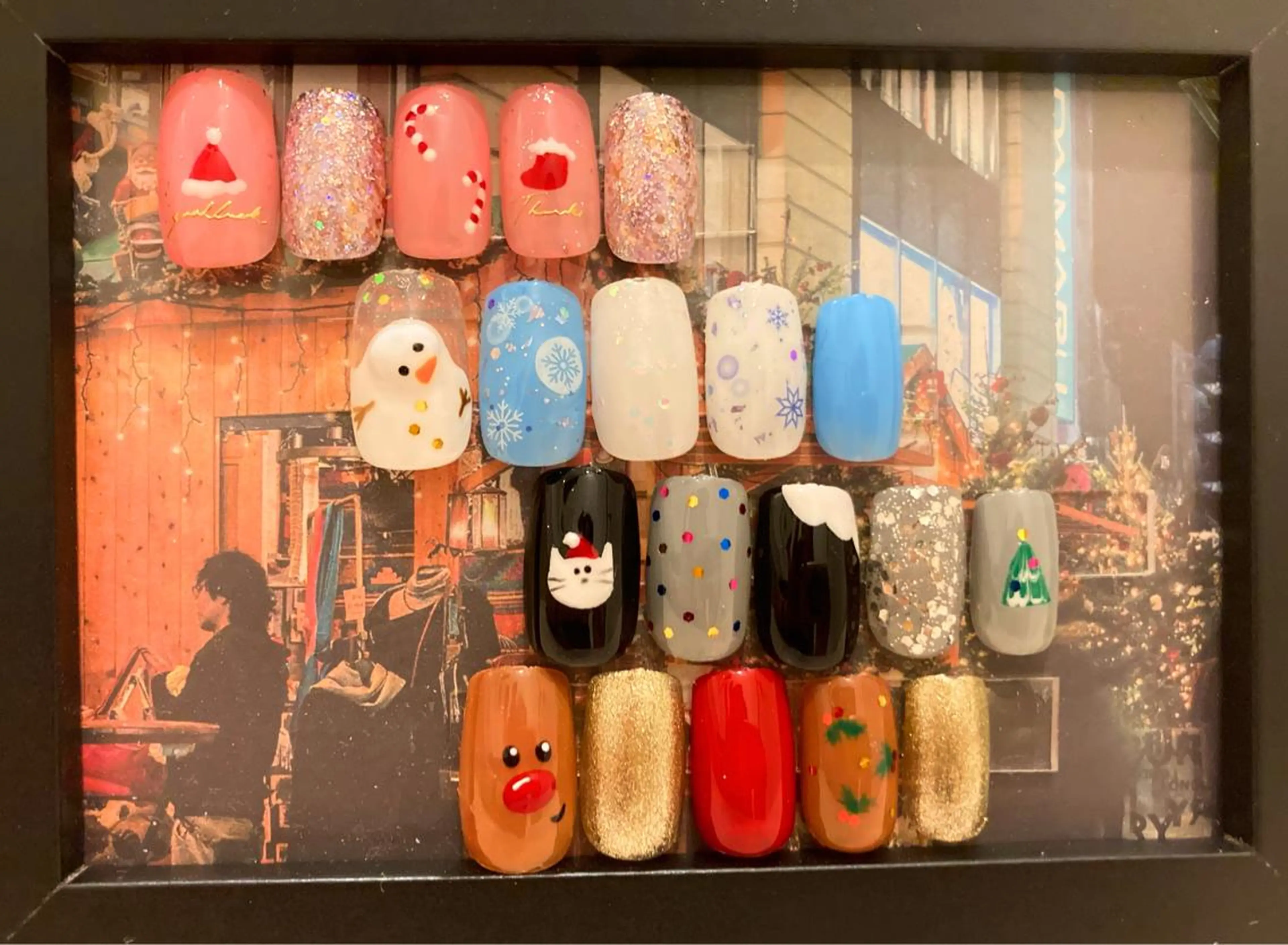 ネイル 冬ネイル クリスマス Lisa’s Salonのネイルデザイン