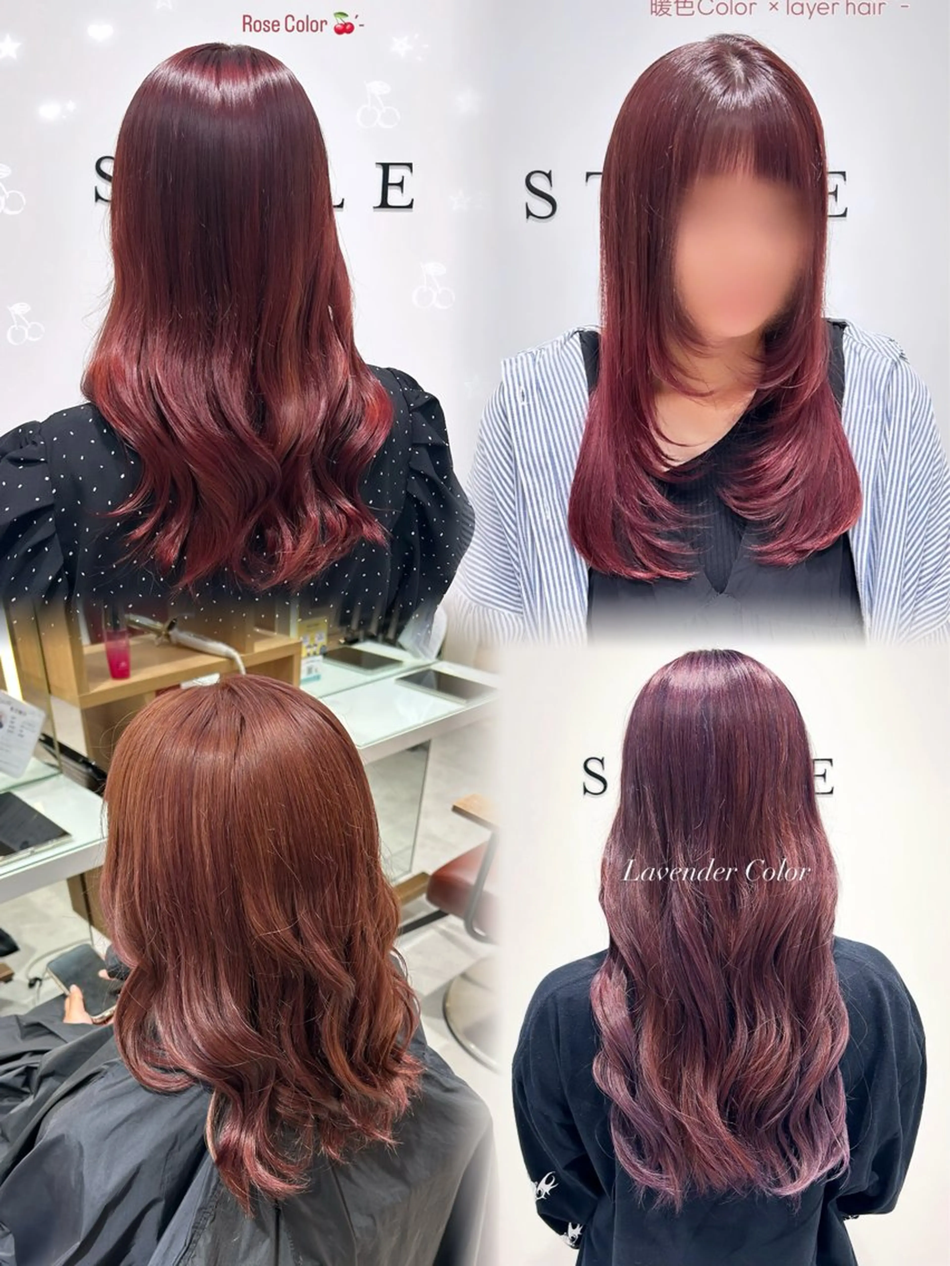 【🍒人気menu🍒】ブリーチなしWカラー➕3stepトリートメント♡♡の写真