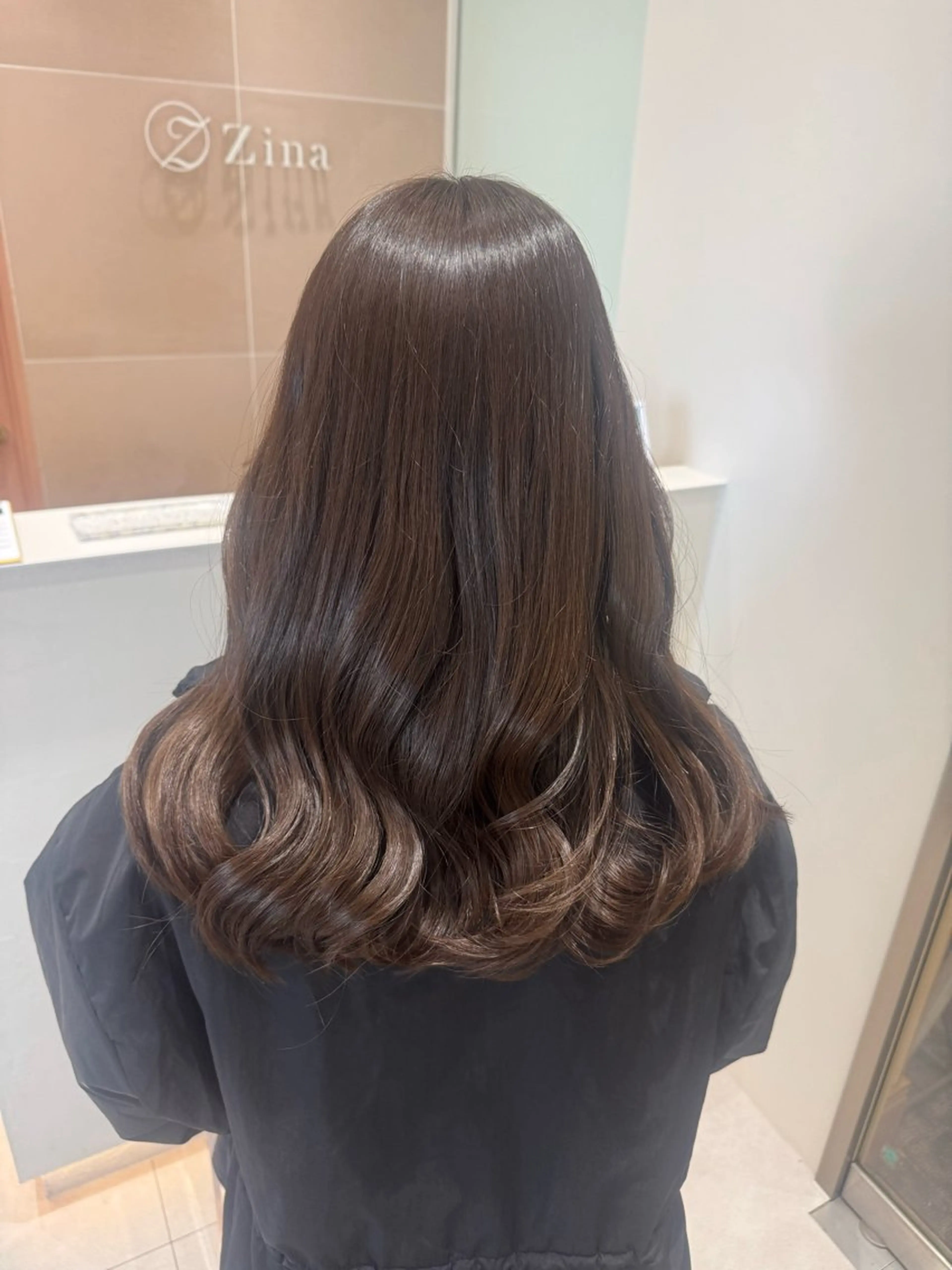 ミディアム funa/京都河原町 /艶髪/暖色のヘアスタイル