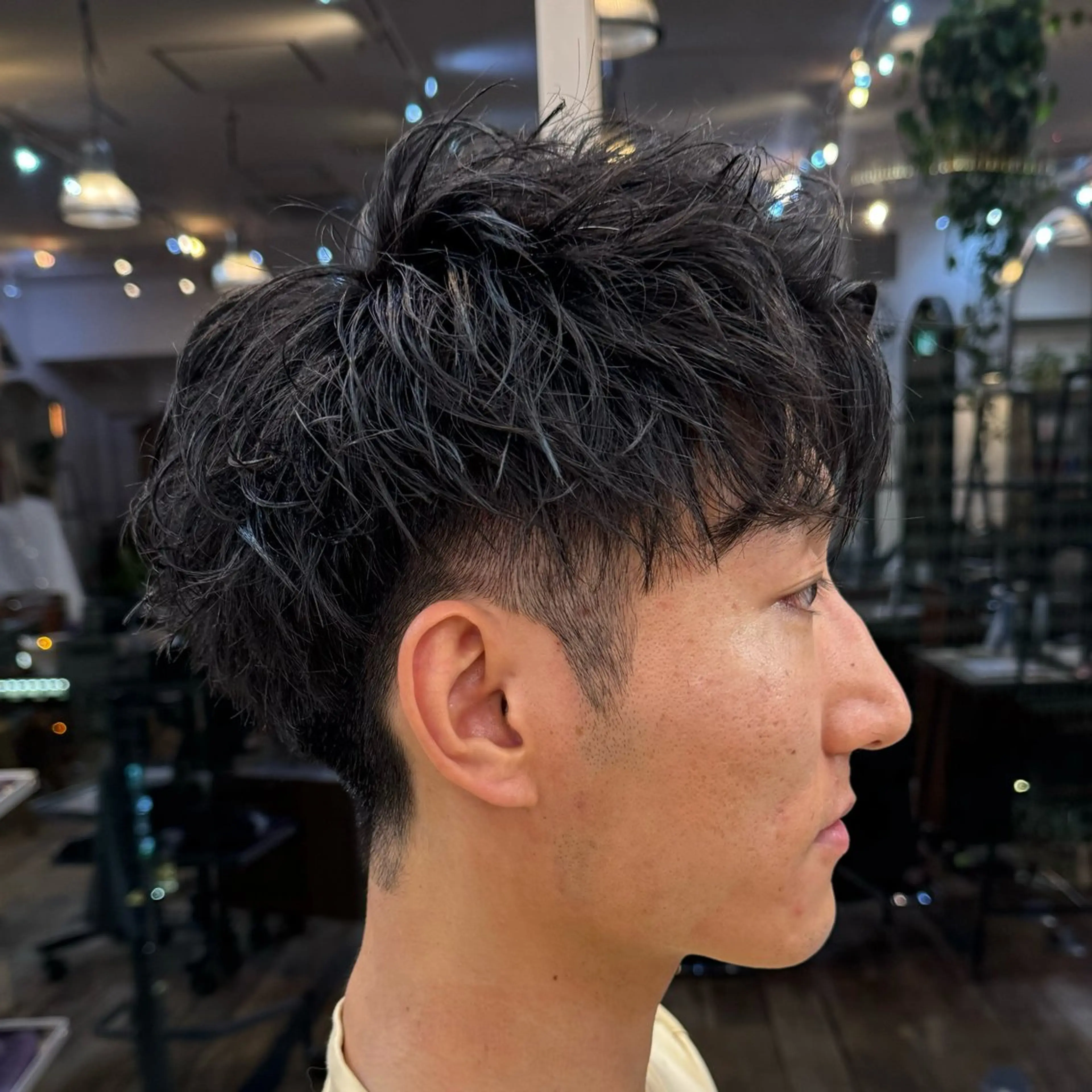 パーマ メンズ 🐋湊 ゆうき /ショートカット🫧のヘアスタイル