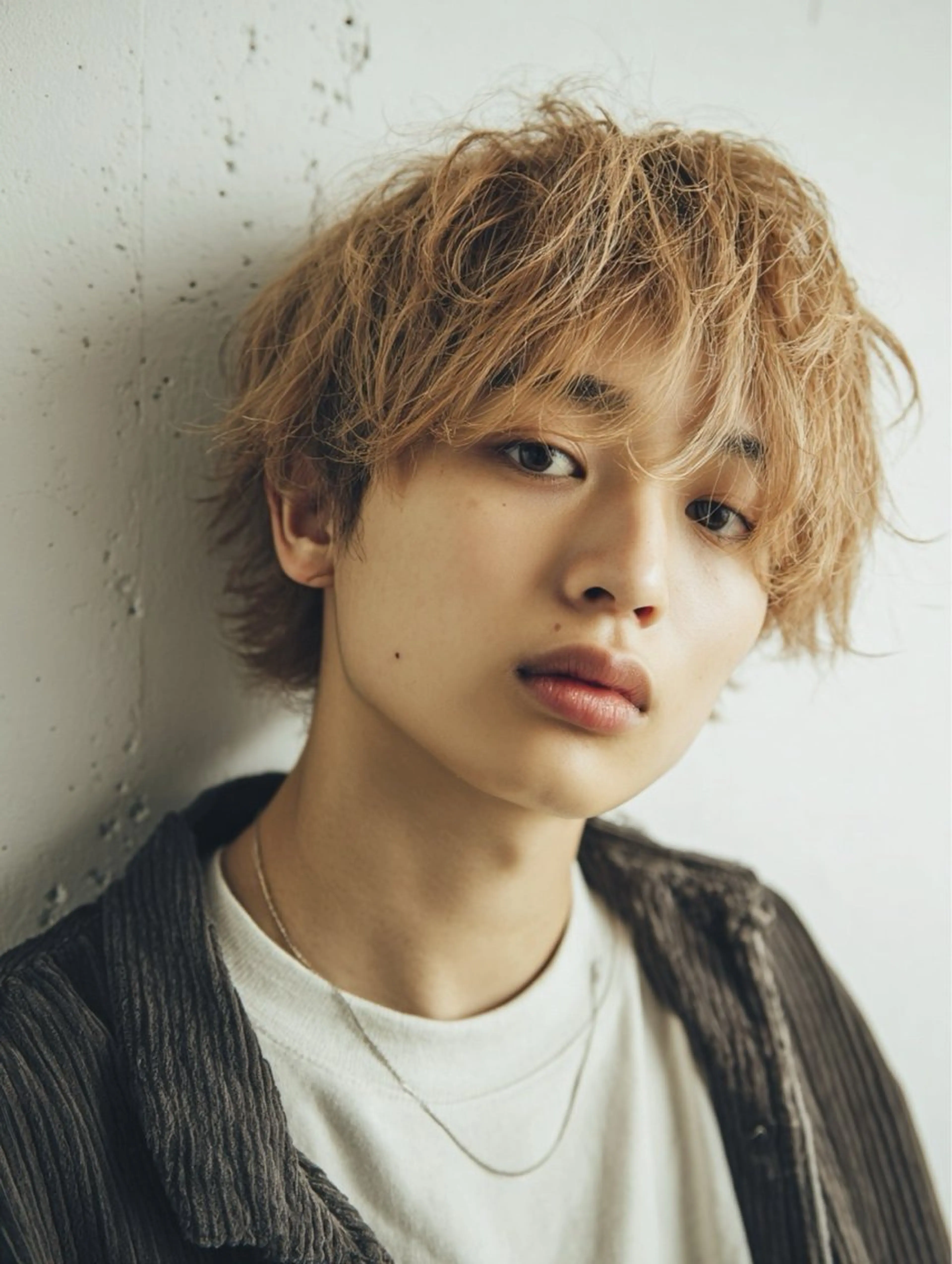 ショート メンズ カット ヘアカラー アレンジ/新宿 透明感カラー/ヤノのヘアスタイル