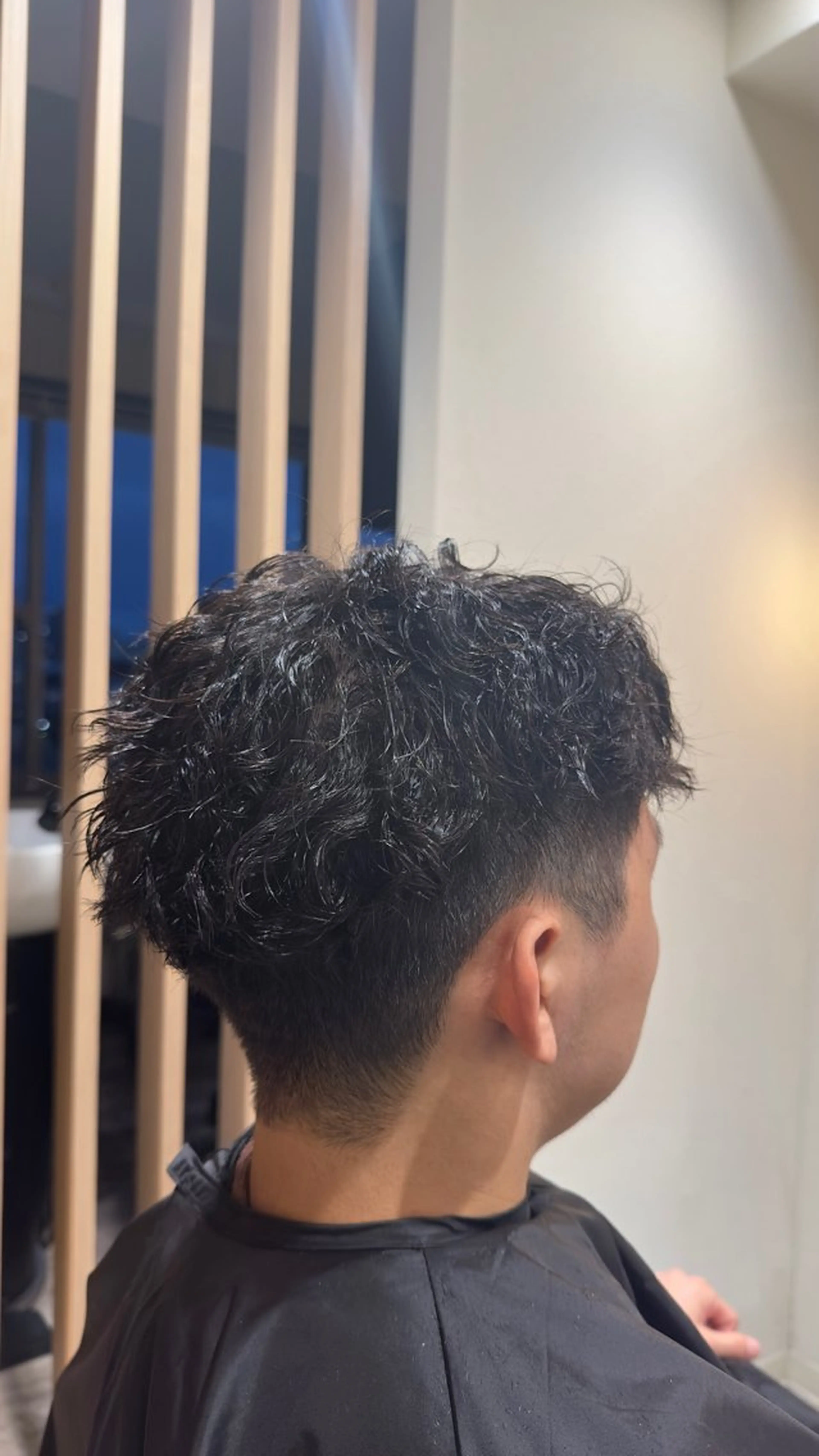 ショート パーマ カット パーマ 【メンズパーマ】比嘉 啓人のヘアスタイル