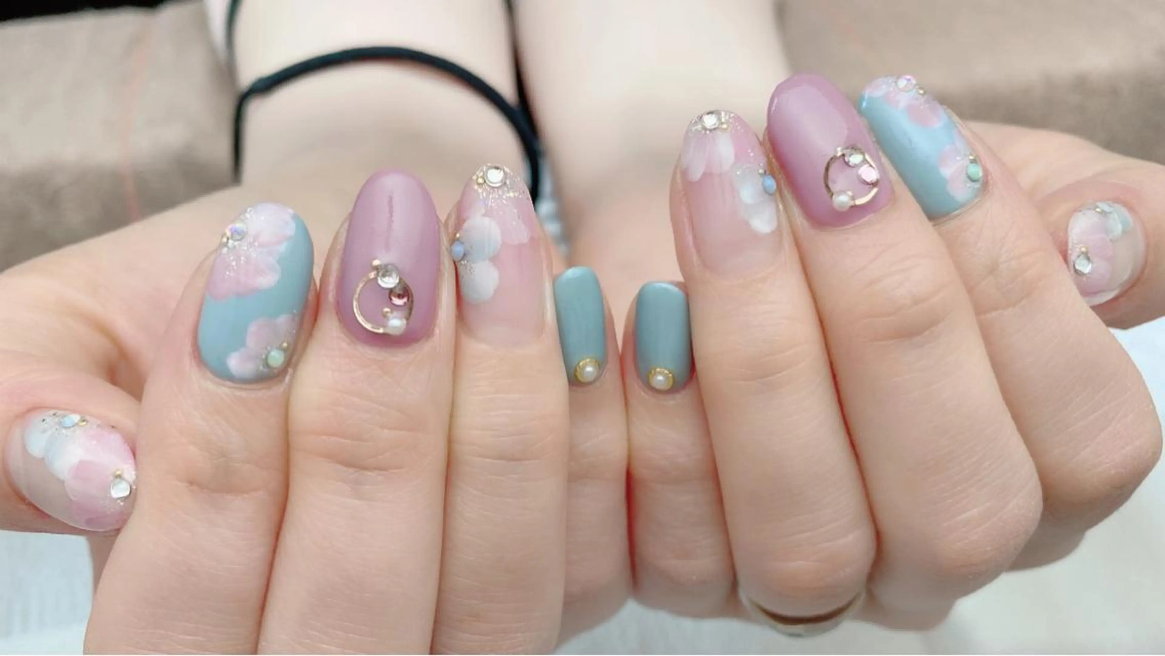 ネイル 春ネイル ハンドネイル ハンドケア u sのネイルデザイン