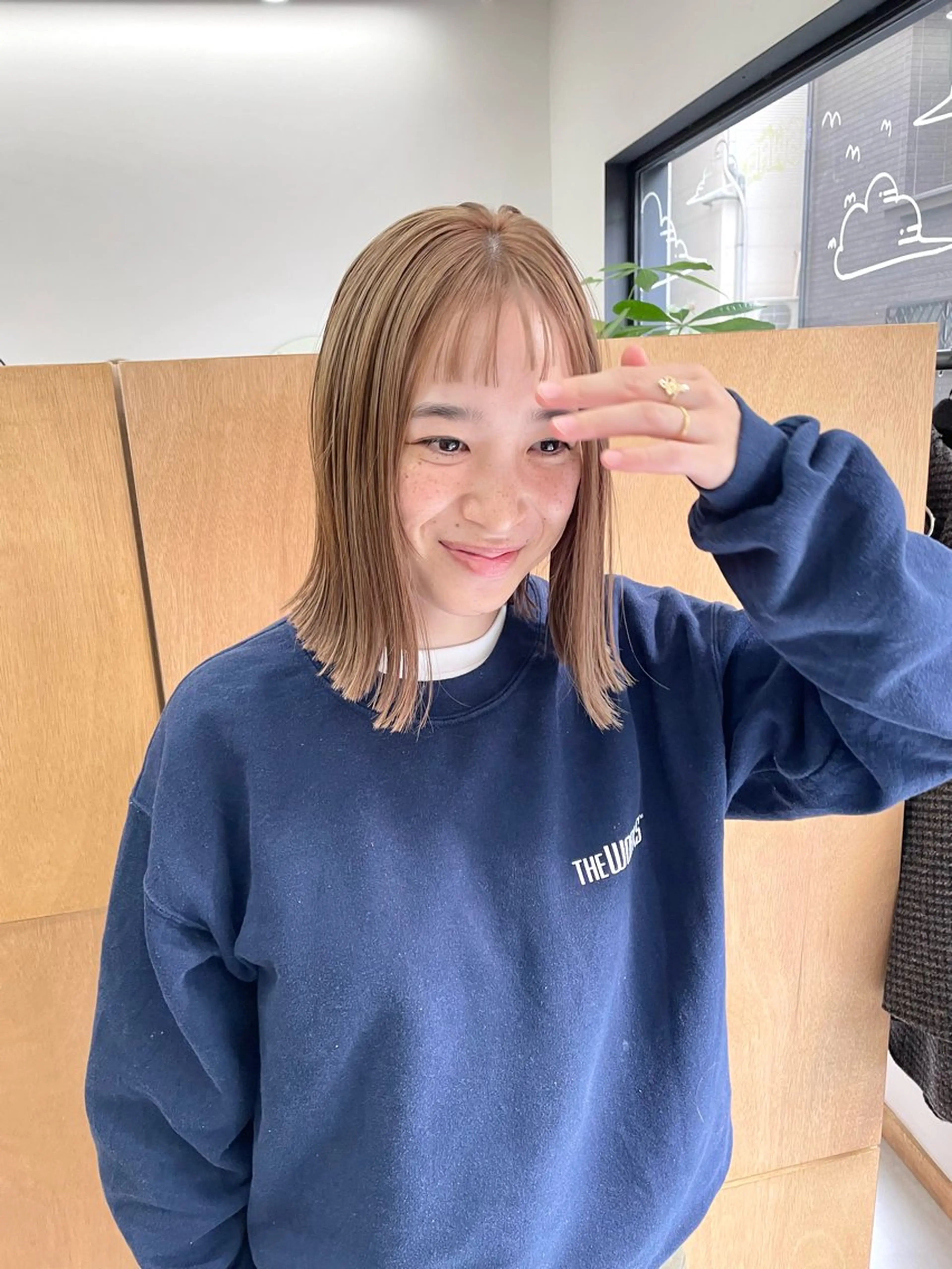 ミディアム カラー パーマ ヘアアレンジ メンズ tatsumi/ボブ ウルフ/レイヤーのヘアスタイル