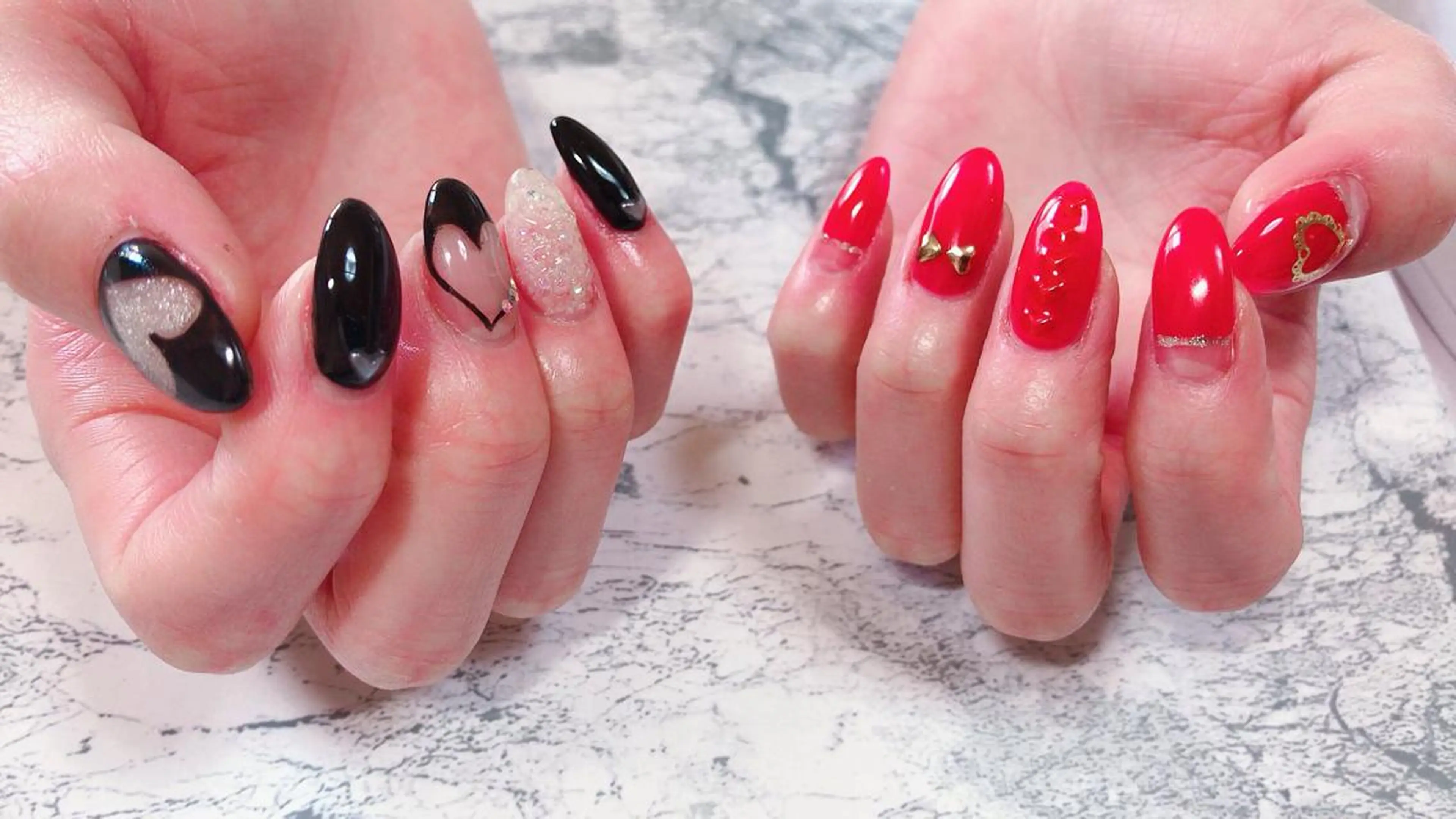 ネイル フットネイル ハート ニュアンスネイル シンプルネイル 春ネイル ネイル フフラ所属・nail fufla ♡yamane♡のネイルデザイン