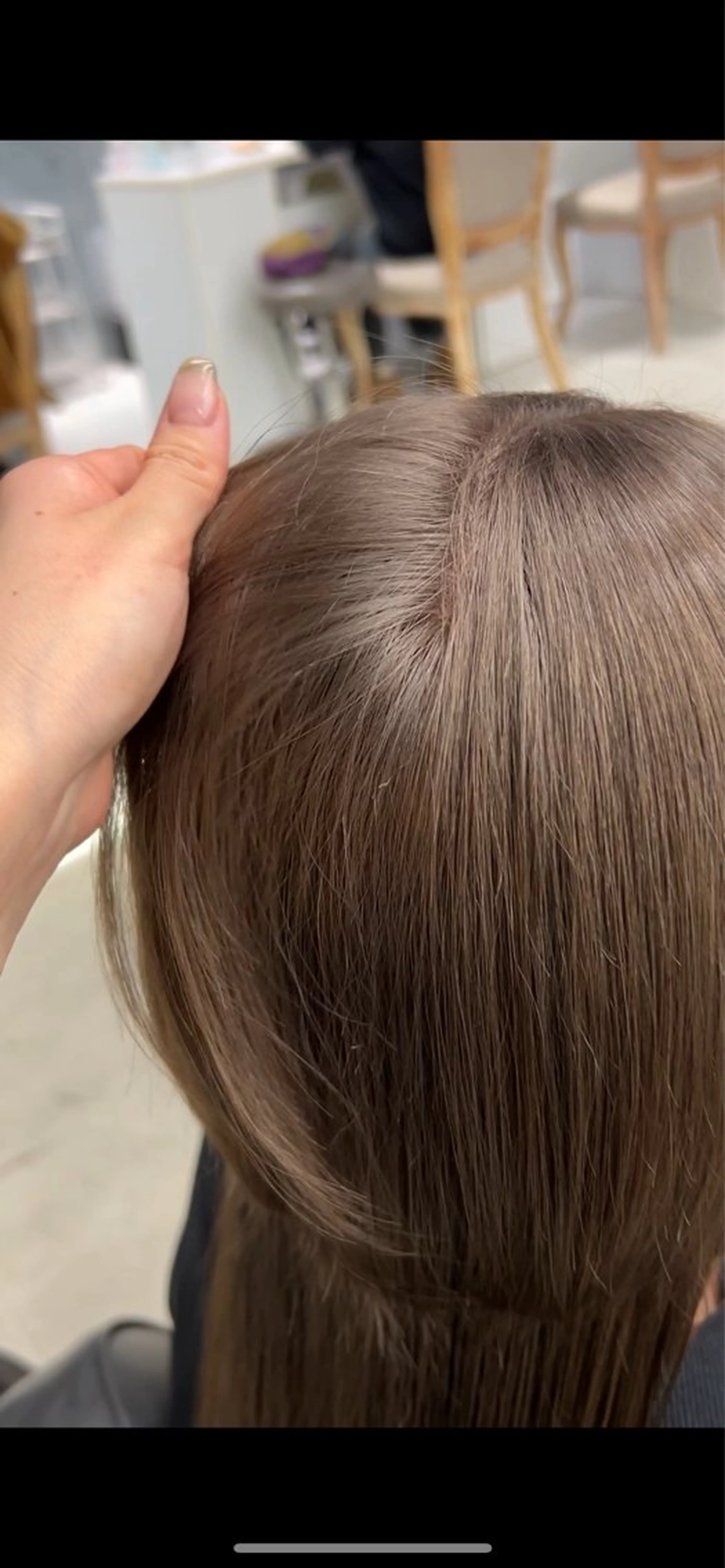 セミロング カラー カット ヘアカラー 冬っぽカラー/ マツエク/ゆきなのマツエク・マツパデザイン